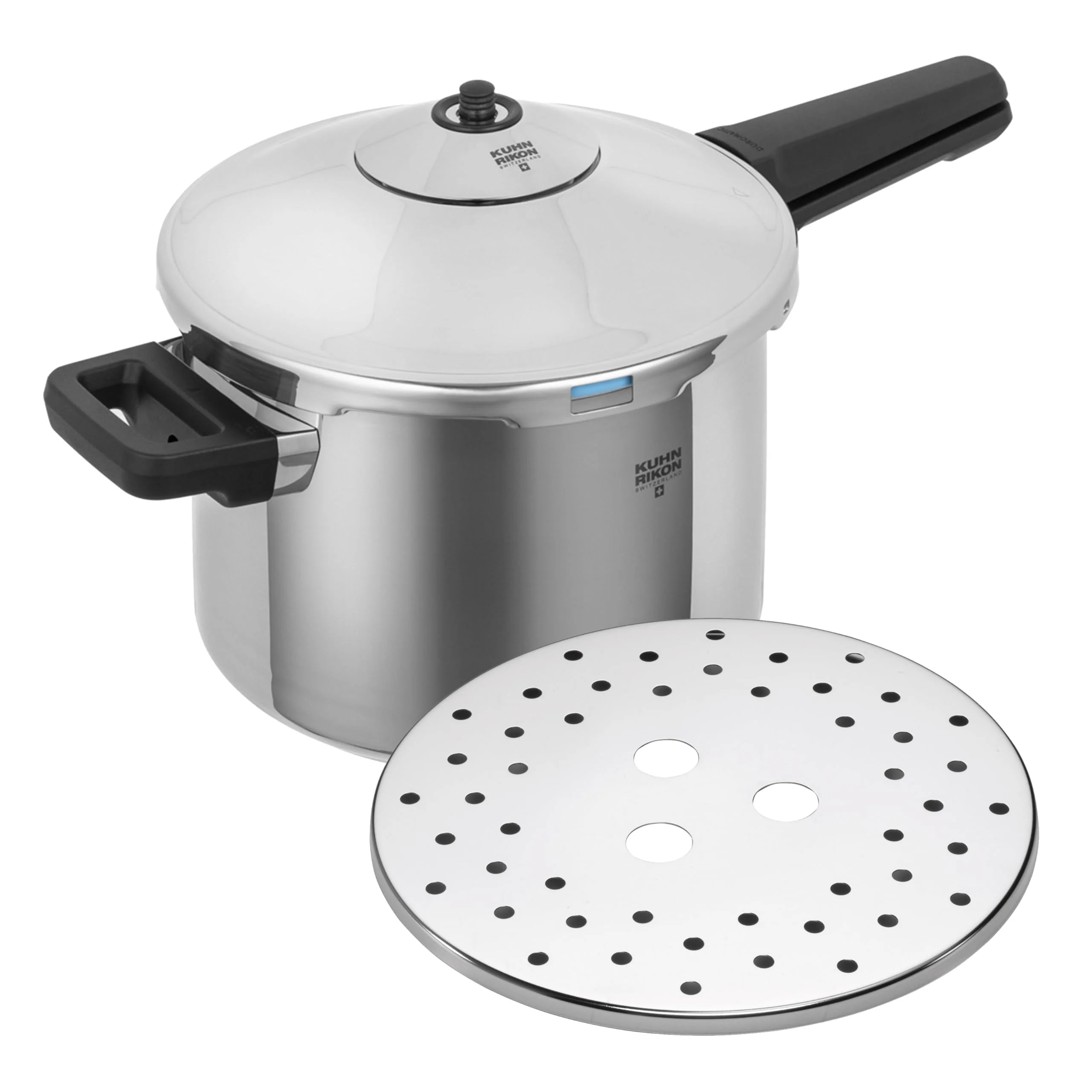 Kuhn Rikon Stainless Steel Duromatic Saucepan Pressure Cooker 5 Quart, Silver product image