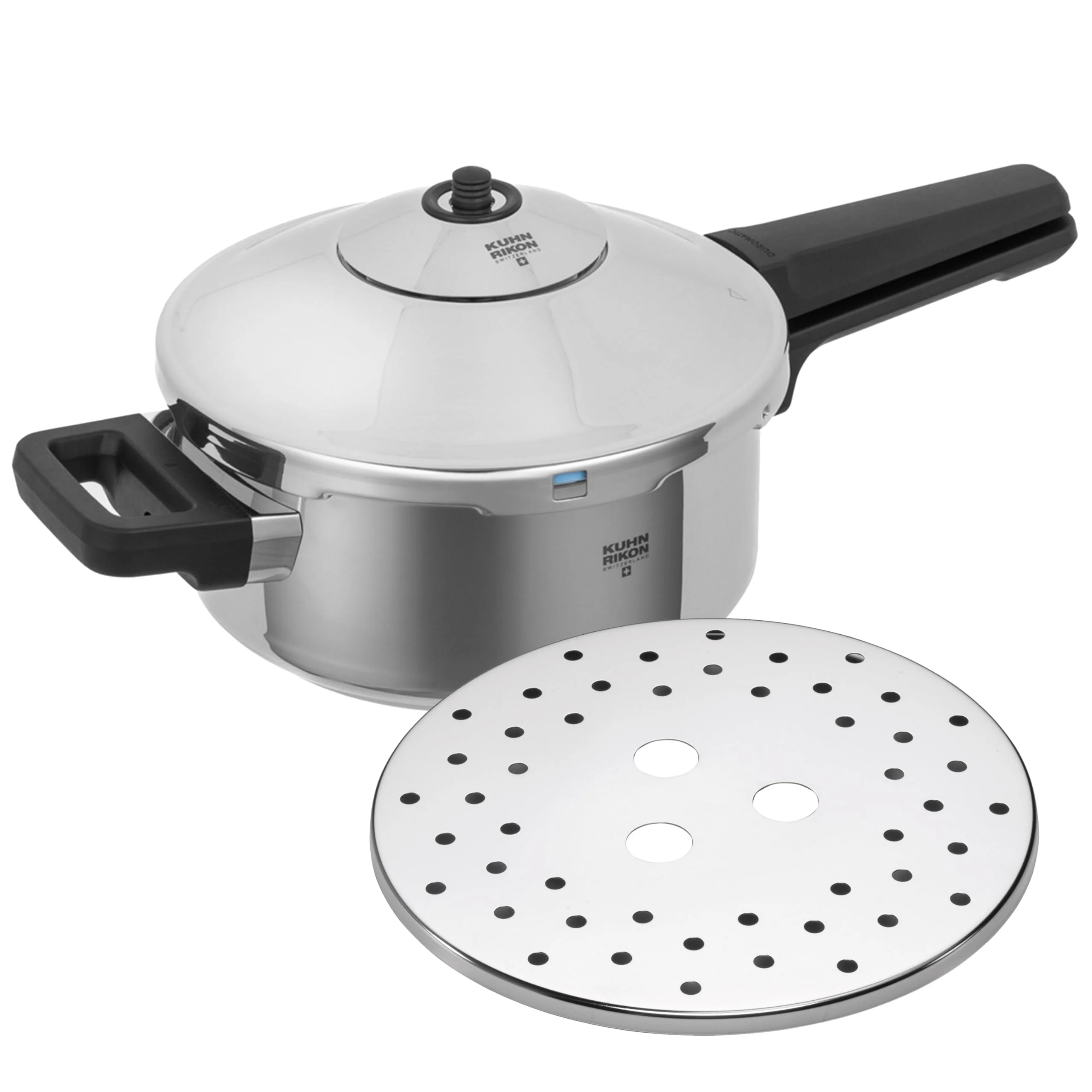 Kuhn Rikon Duromatic Stainless-Steel Saucepan Pressure Cooker - 3.7-Qt product image