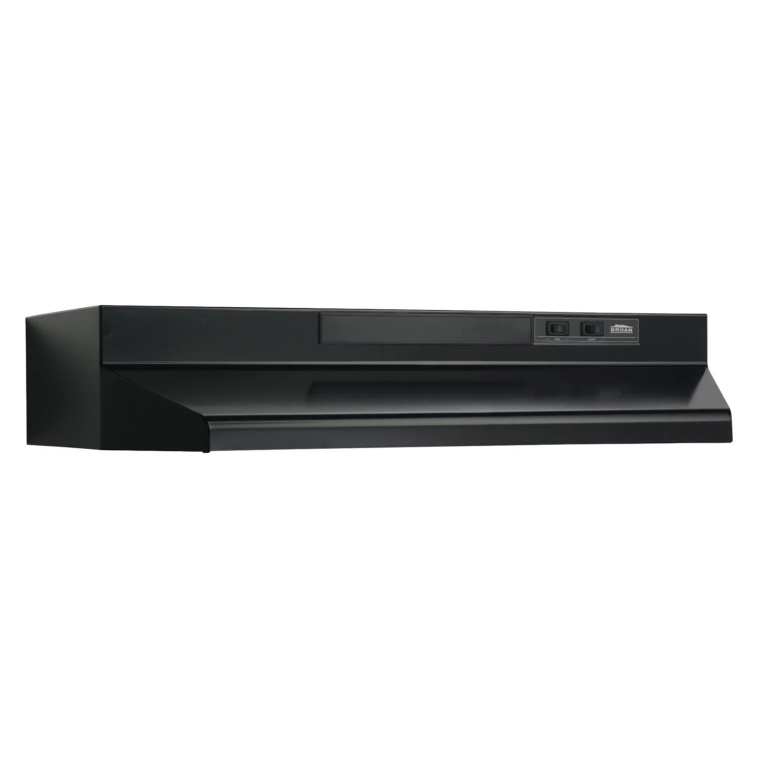 Broan-NuTone F403623 Exhaust Fan for Under Cabinet Two-Speed Four-Way Convertible Range Hood Insert with Light, 36-Inch, Black product image