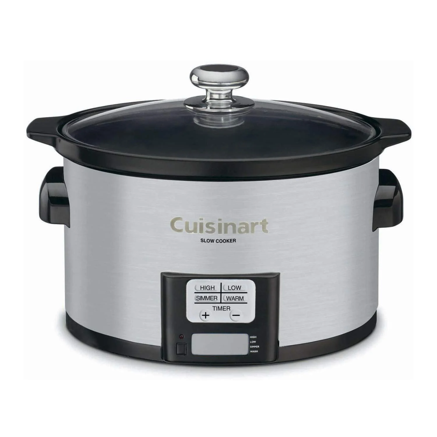 Cuisinart PSC-350 3-1/2-Quart Programmable Slow Cooker, Silver, 9-1/2 in H x 9.1 in W x 12.67 in L product image