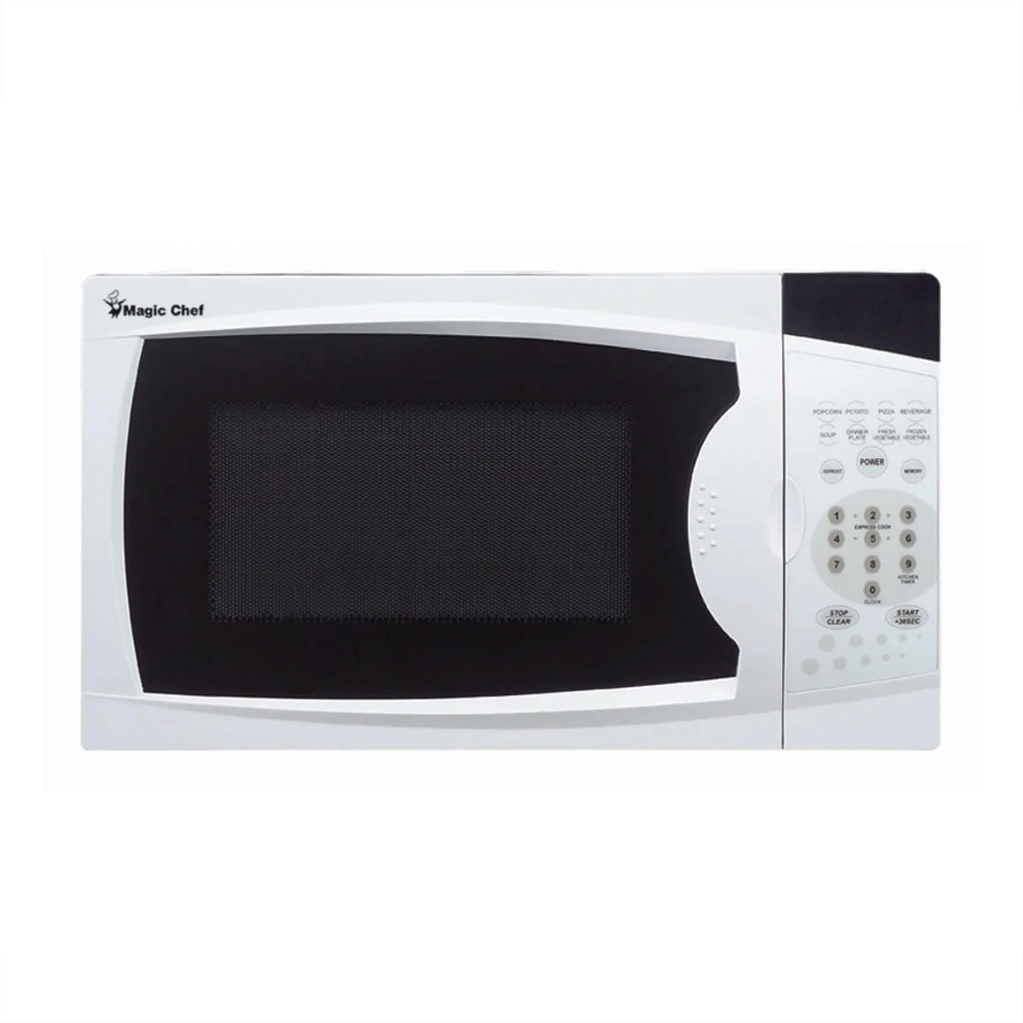 Magic Chef MCM770W Countertop Microwave Oven, Small Microwave for Compact Spaces, 700 Watts, 0.7 Cubic Feet, White product image