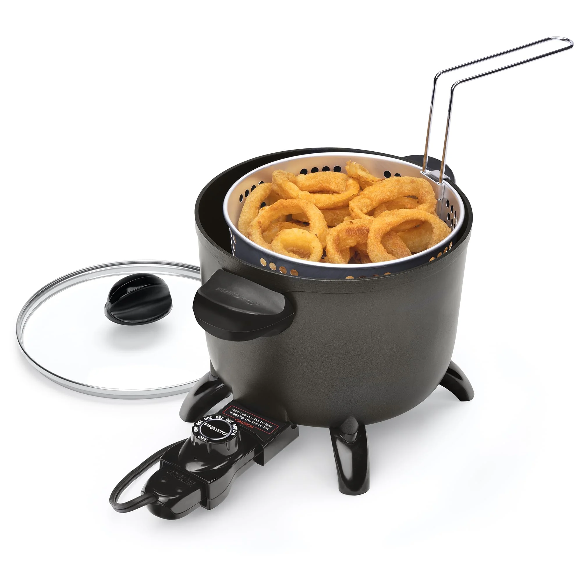 Presto 06006 Kitchen Kettle Multi-Cooker, Steamer, Deep Fryer, Black product image