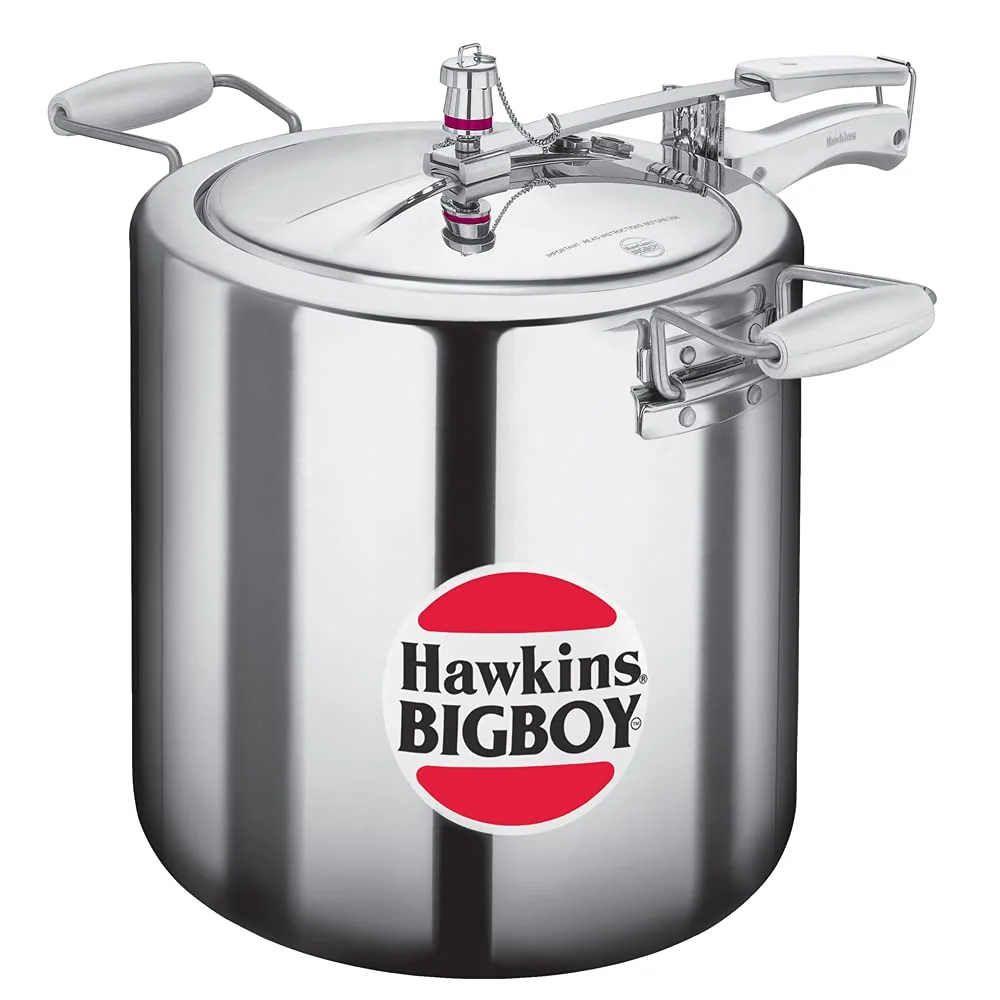Hawkins Bigboy Aluminum Pressure Cooker, 22 Litres product image