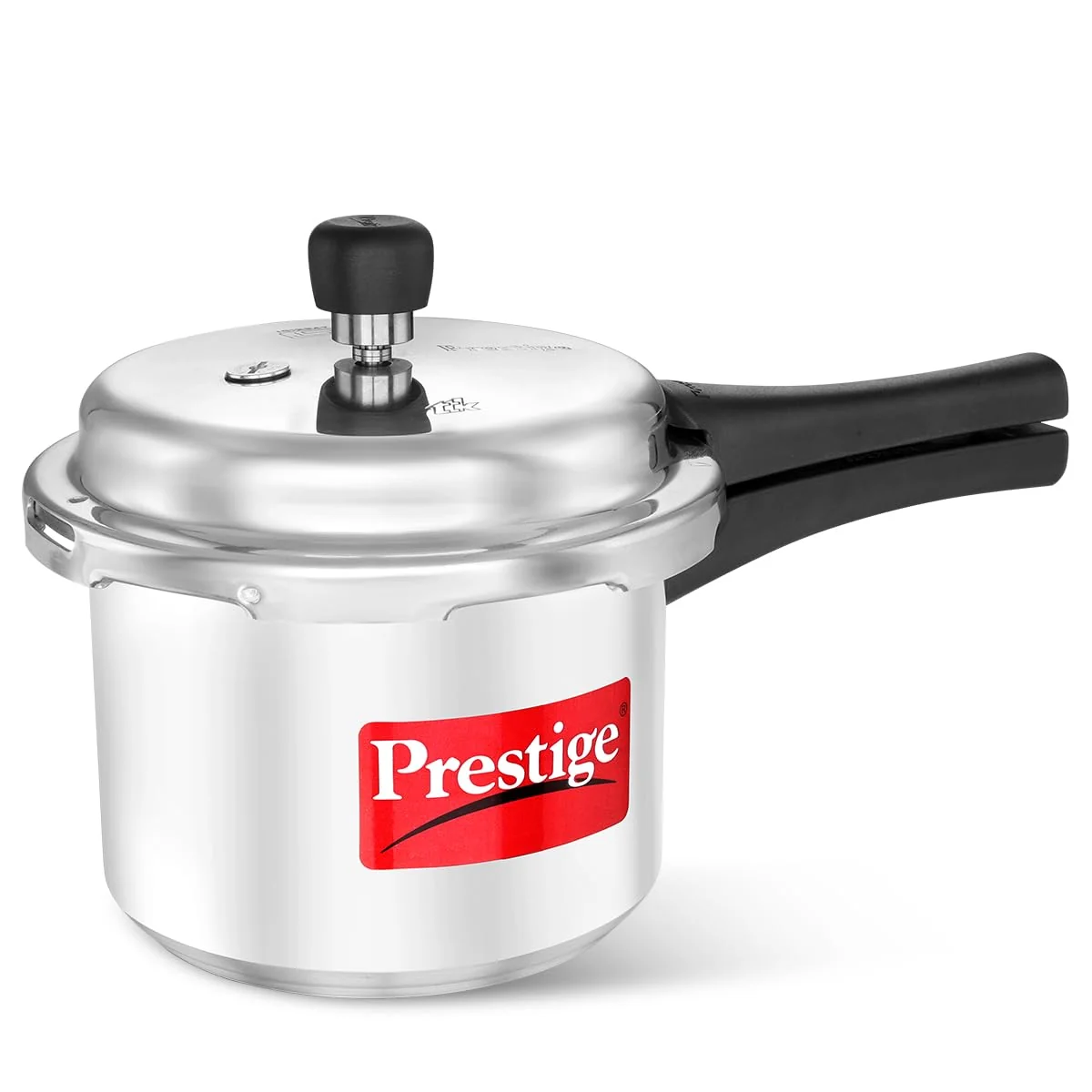 Prestige PRP3 Pressure Cooker, 3 Liter, Silver, Aluminum product image