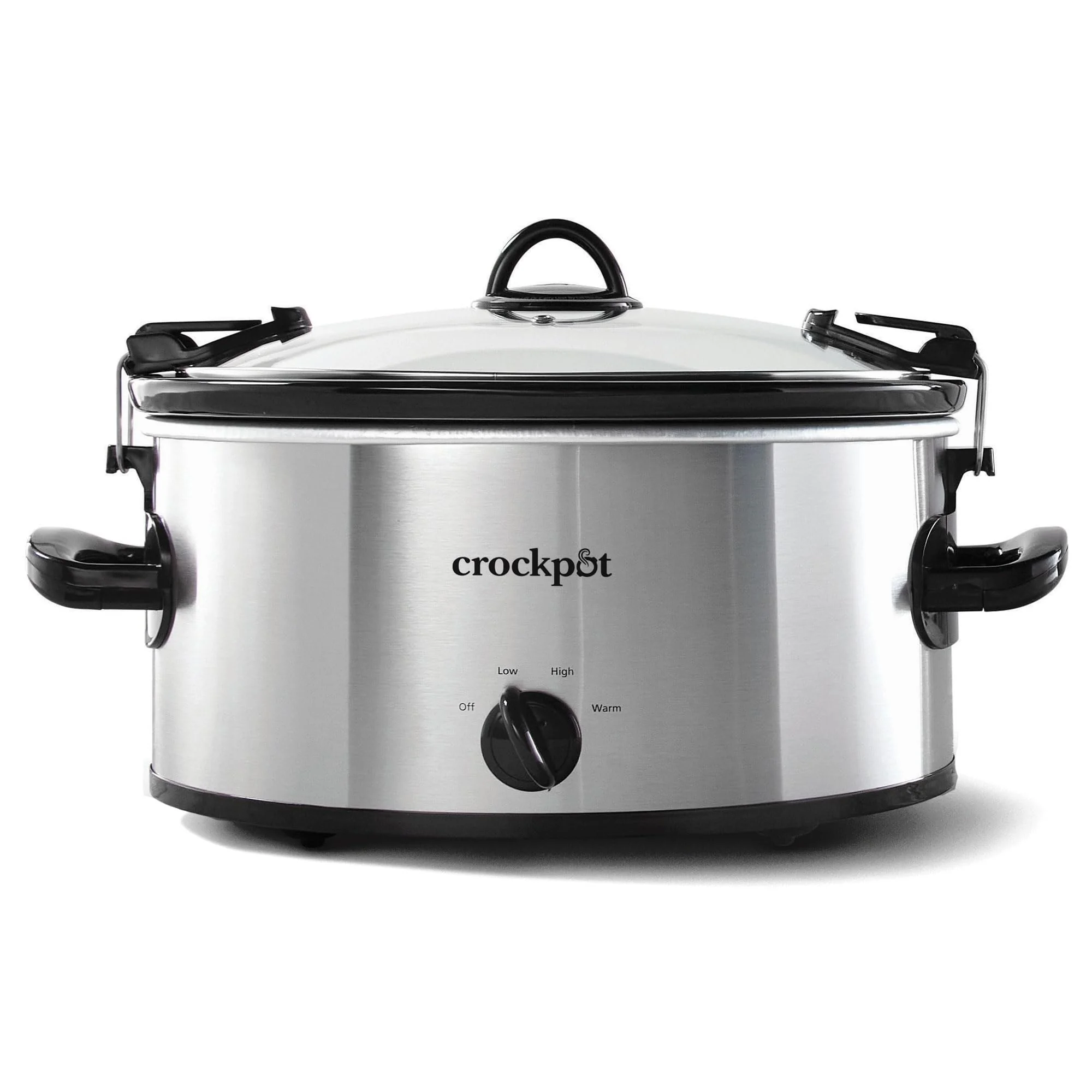 Crock-Pot SCCPVL600S Cook&rsquo; N Carry 6-Quart Oval Manual Portable Slow Cooker, Silver product image