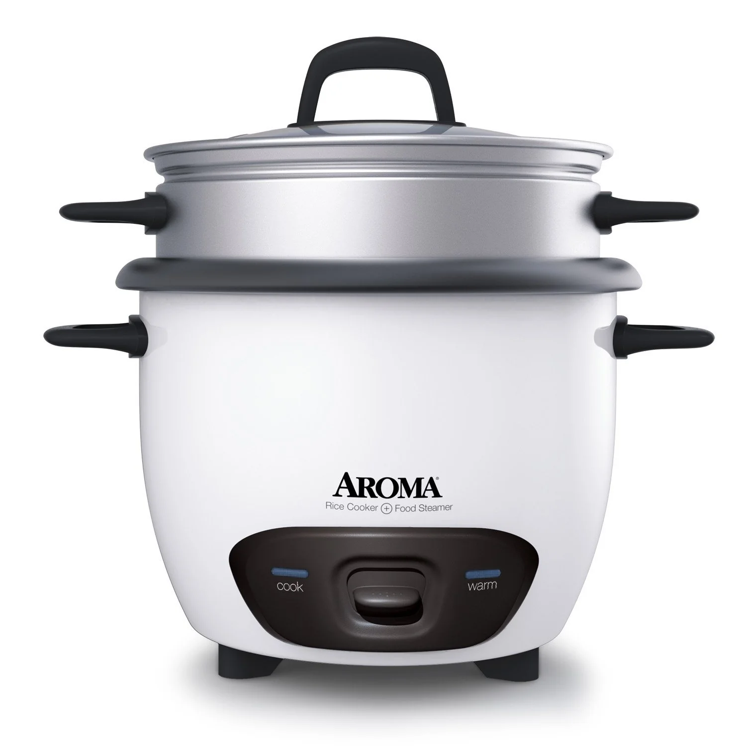 Aroma Housewares 14-Cup Cooked 7-Cup UNCOOKED Pot Style Rice Cooker and Food Steamer ARC-747-1NG,White product image