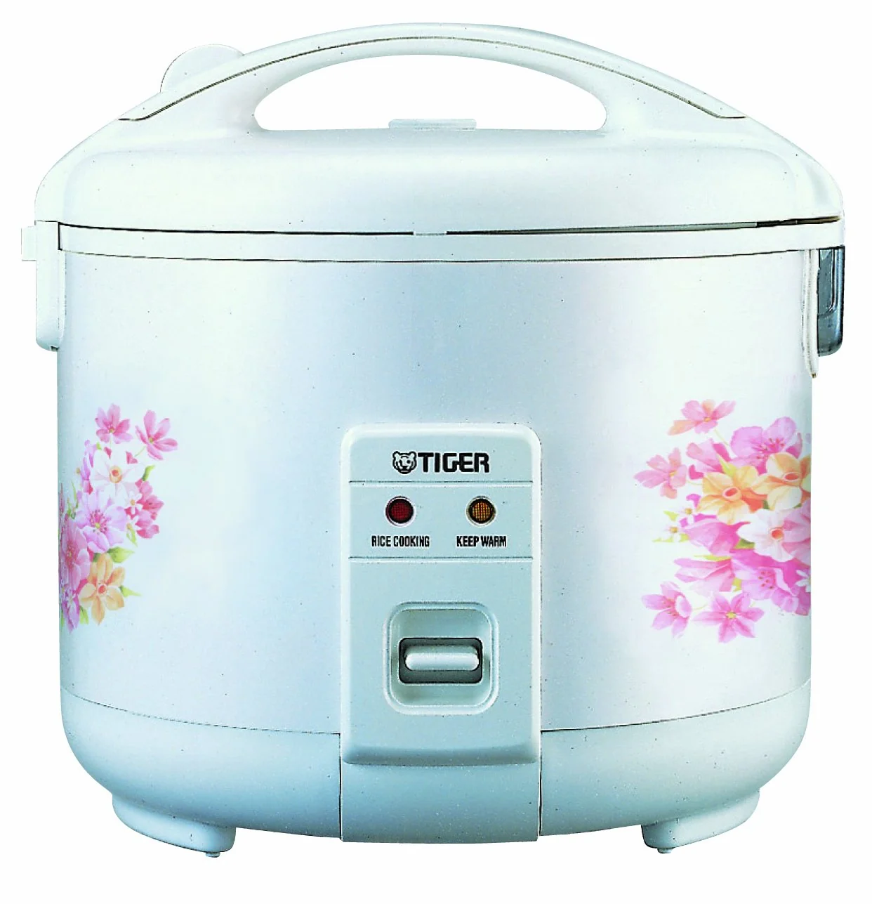 Tiger JNP-1500-FL 8-Cup Uncooked Rice Cooker and Warmer, Floral White product image