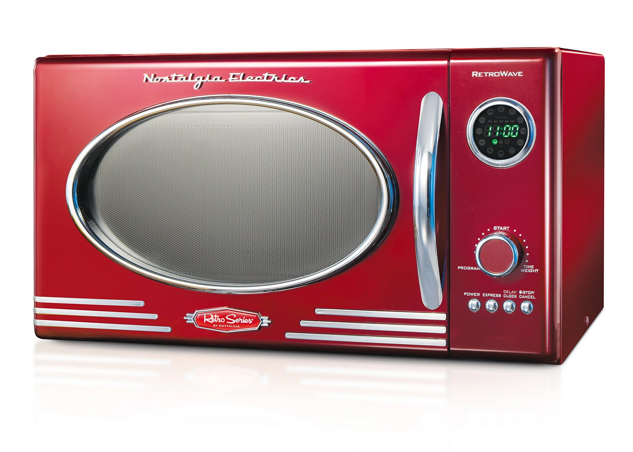 Nostalgia RMO400RED Retro 0.9 Cubic Foot Microwave product image