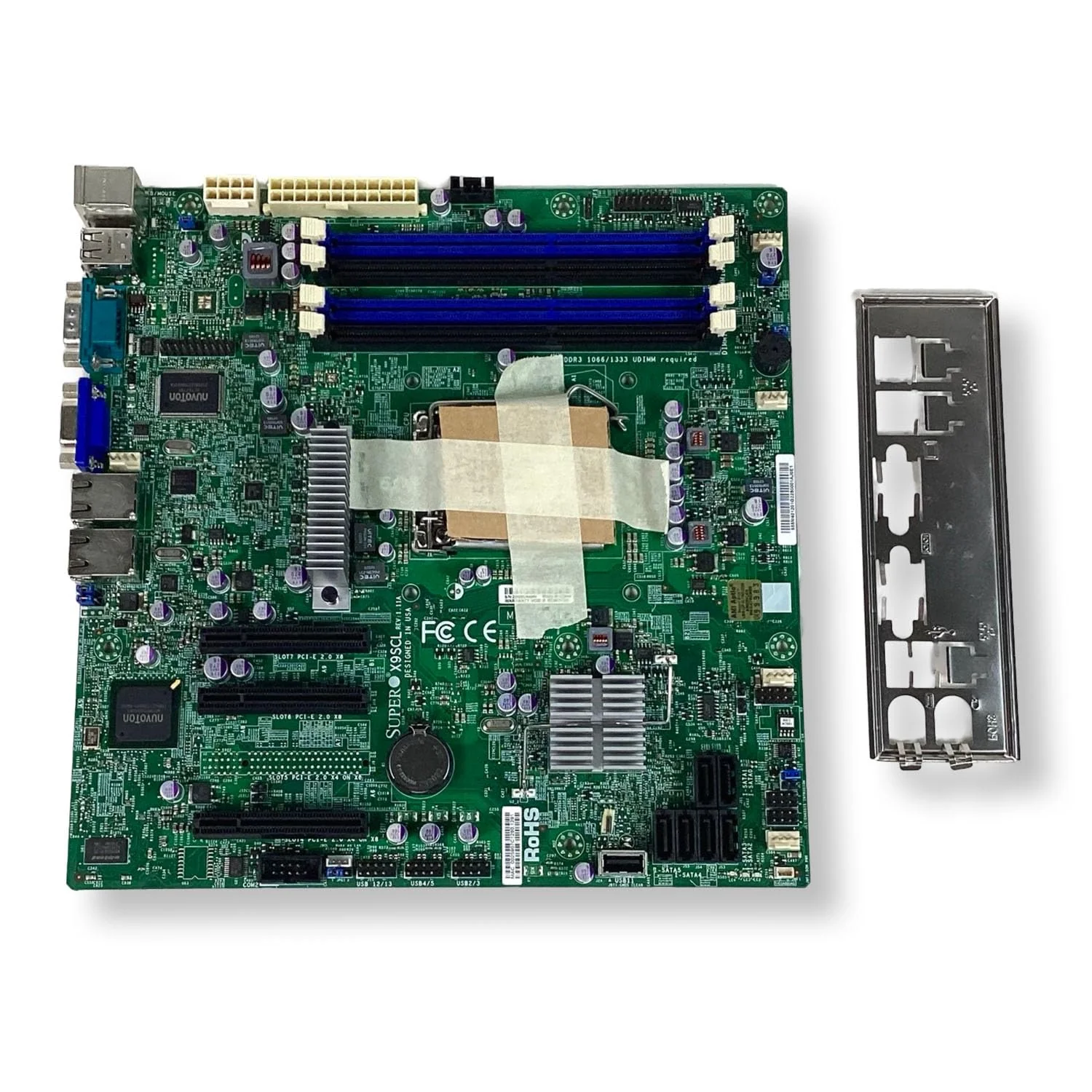 SUPERMICRO MBD-X9SCL-F-O LGA 1155 Intel C202 Micro ATX Intel Xeon E3 Server Motherboard product image
