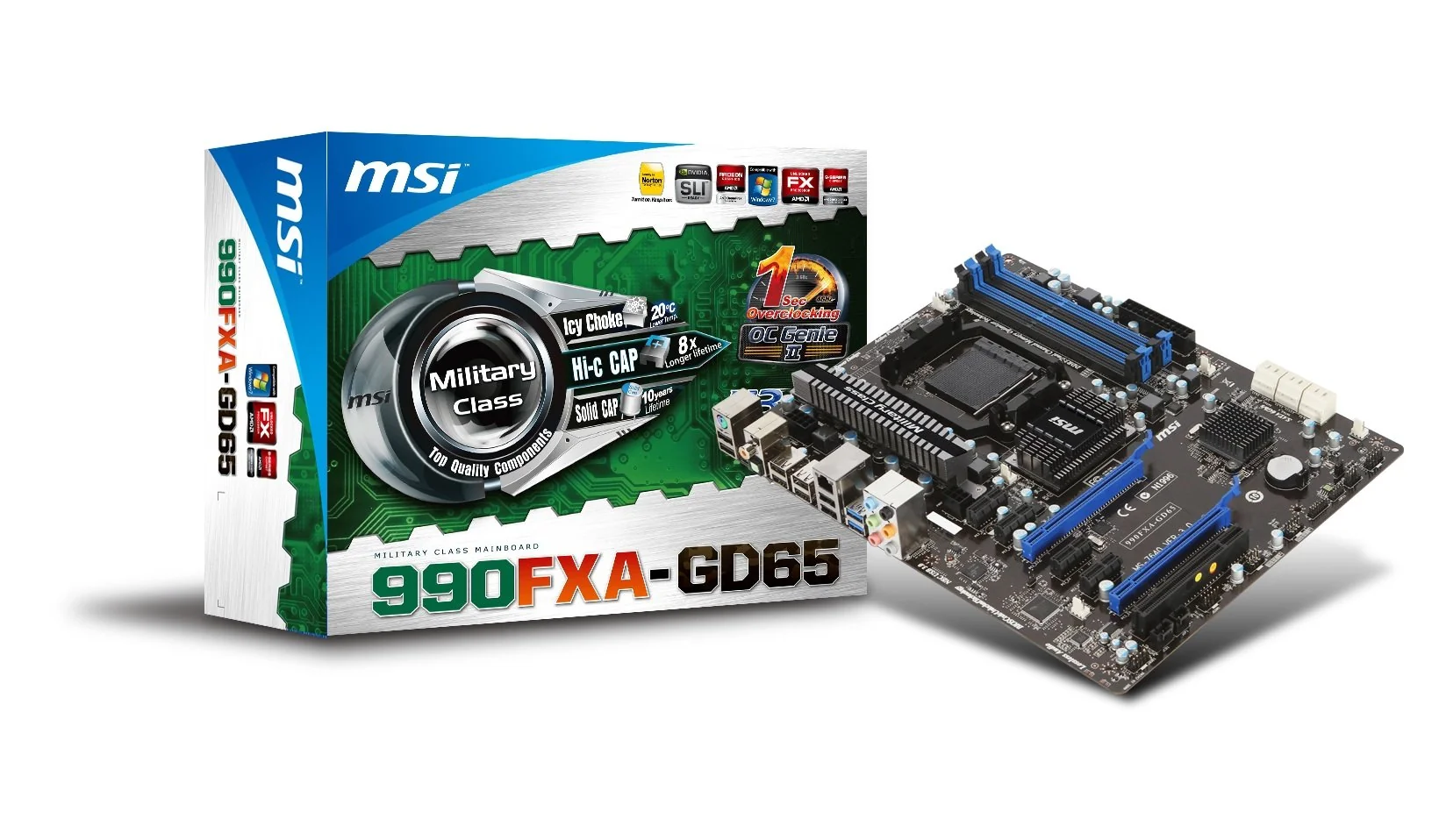 MSI Computer Corp. 990FXA-GD65 AMD 990FX ATX DDR3 2133 AMD - AM3+ Motherboard product image