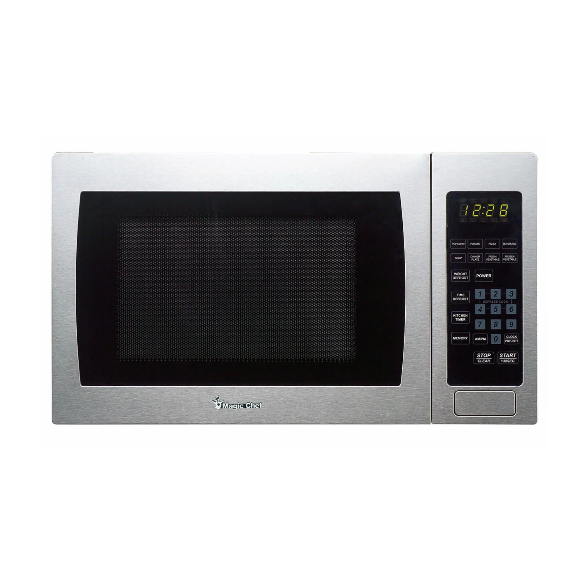 Magic Chef RA42056 900W Countertop Oven Front MCM990ST 0.9 cu.ft. Microwave, .9 cu. Ft., Stainless Steel product image