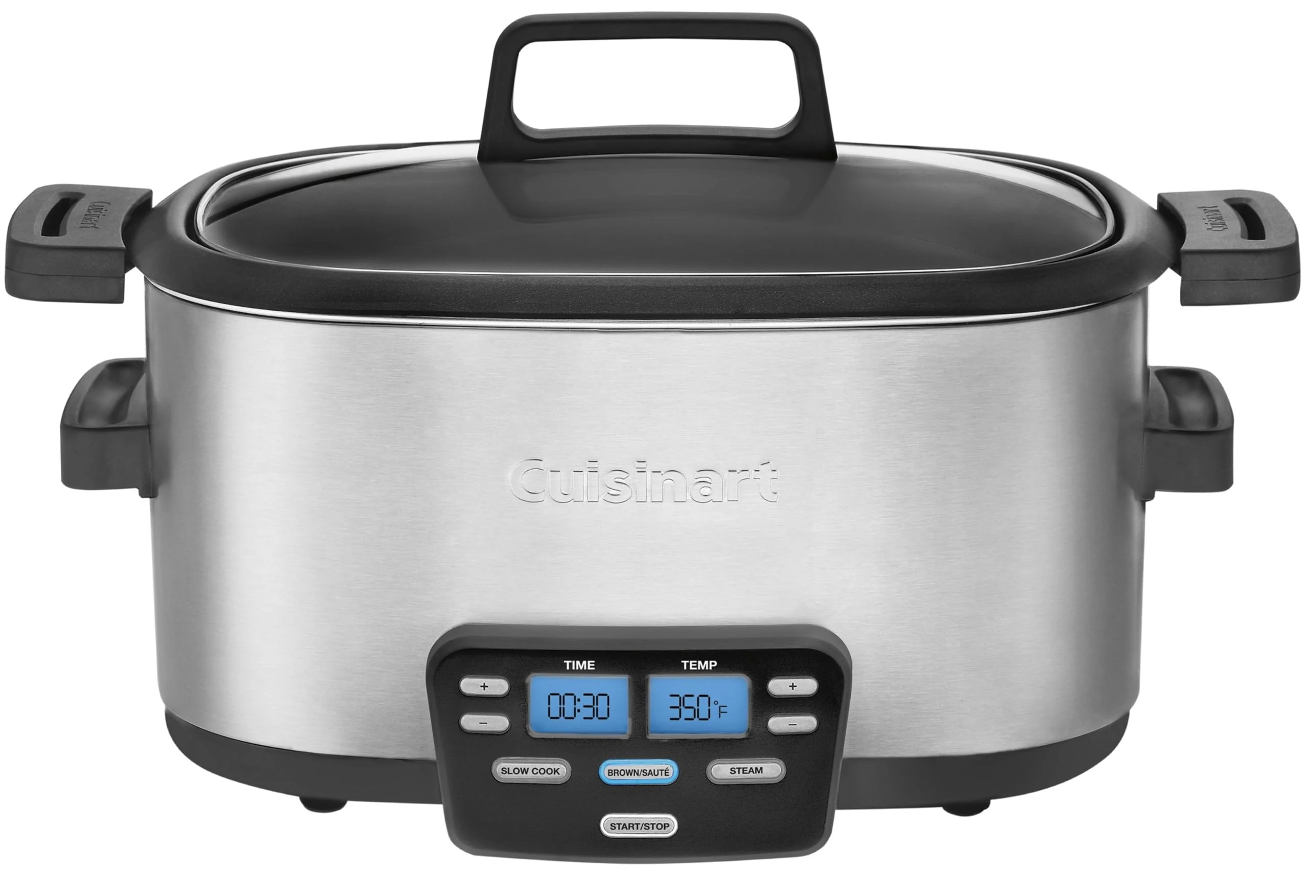 Cuisinart 3-In-1 Cook Central 6-Quart Multi-Cooker: Slow Cooker, Brown/Saute, Steamer, MSC-600 NAS, Silver product image