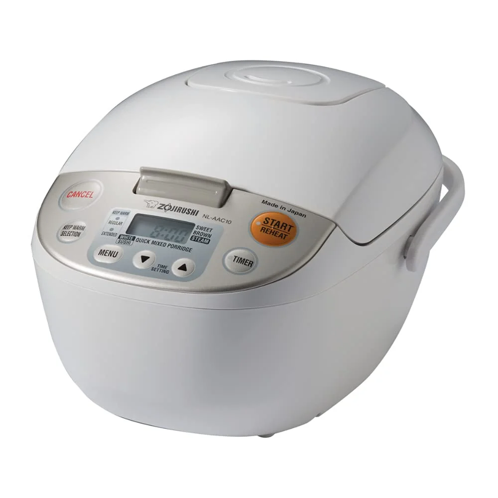Zojirushi NL-AAC10 Micom Rice Cooker Uncooked and Warmer, 5.5 Cups/1.0-Liter product image