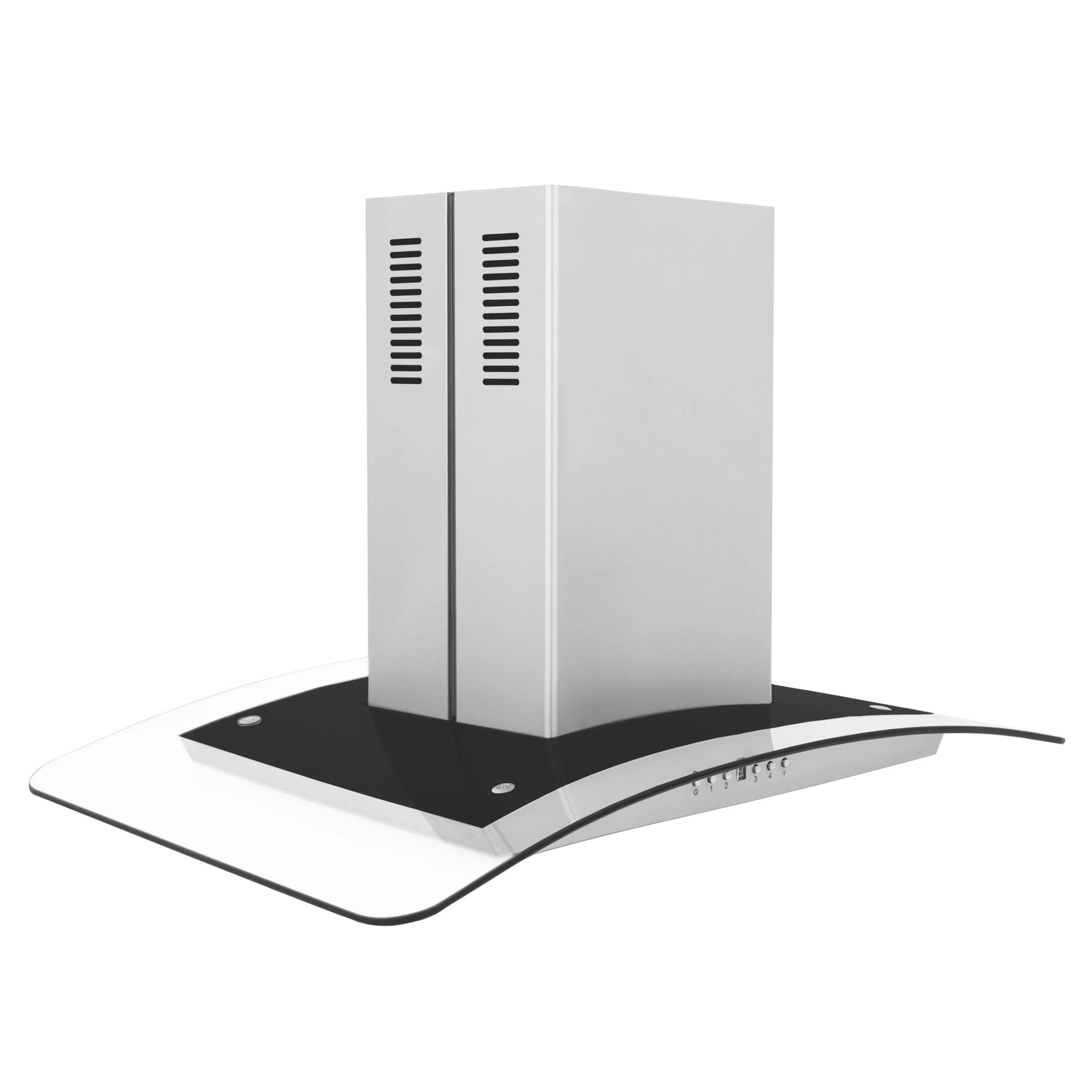 Z Line GL5i-36 Stainless Steel and Glass Island Mount Range Hood, 36-Inch product image