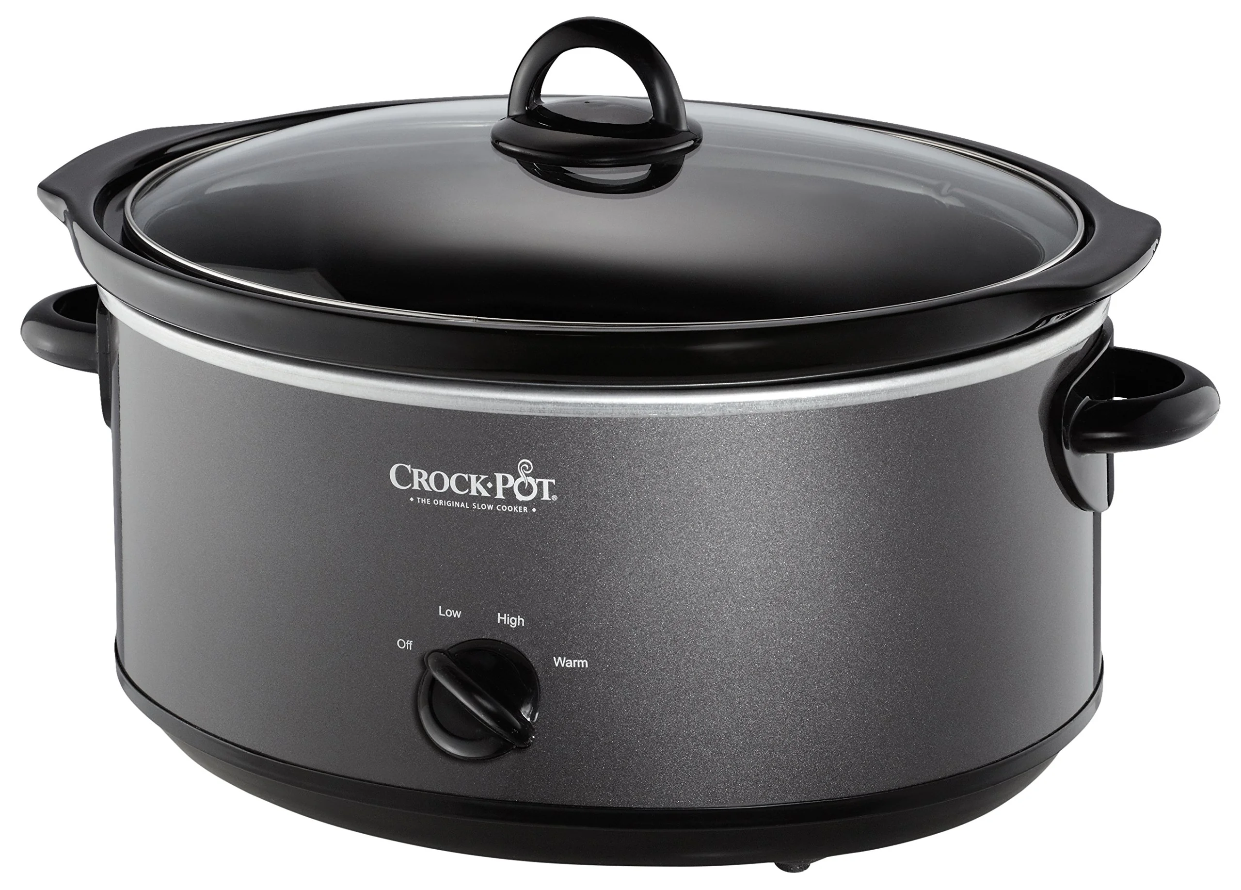 Crockpot SCV700-CH-BR Slow Cooker 7 quarts Charcoal product image