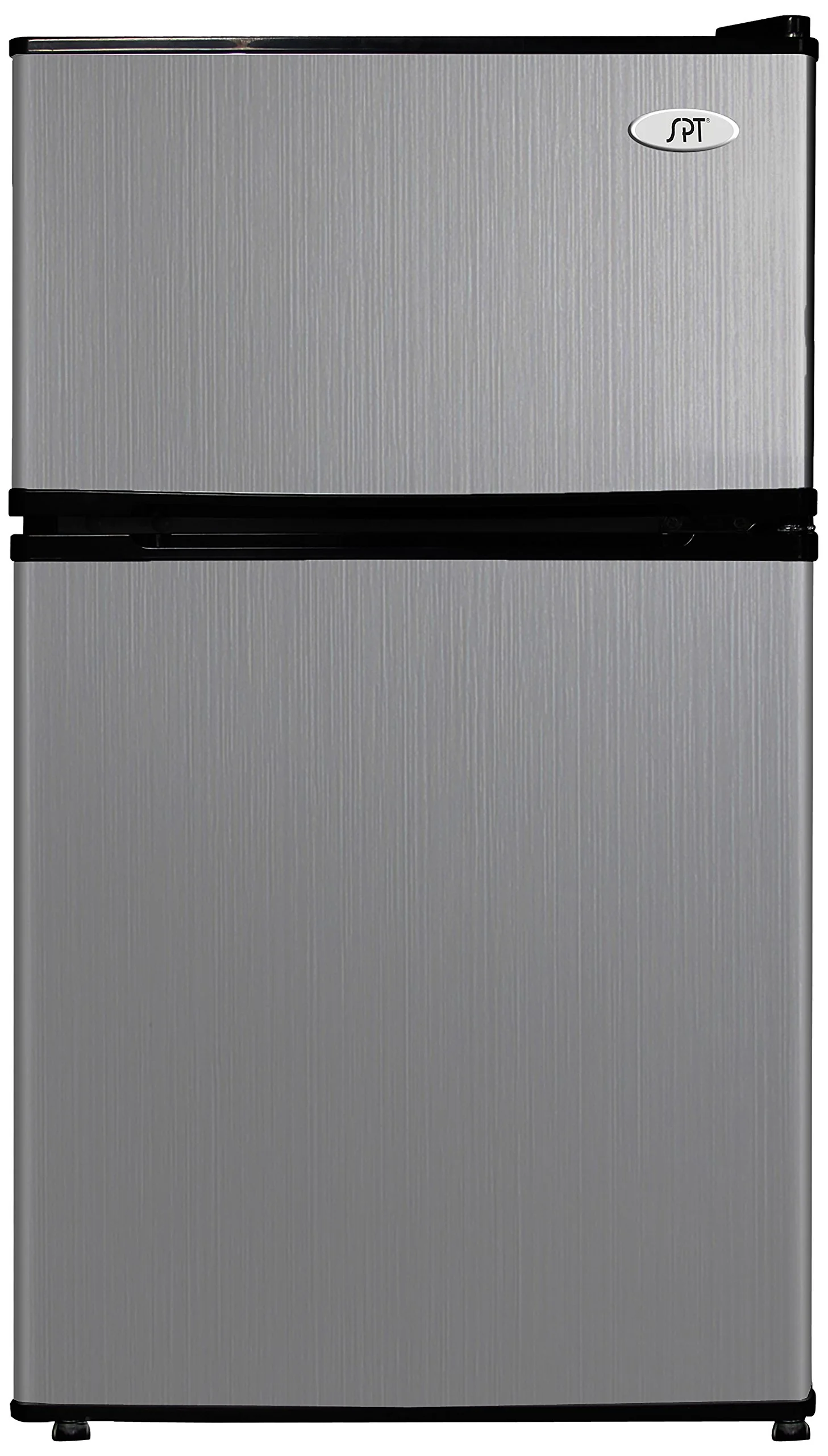 SPT RF-314SS Double Door Refrigerator, Stainless Steel, 3.1 Cubic Feet product image