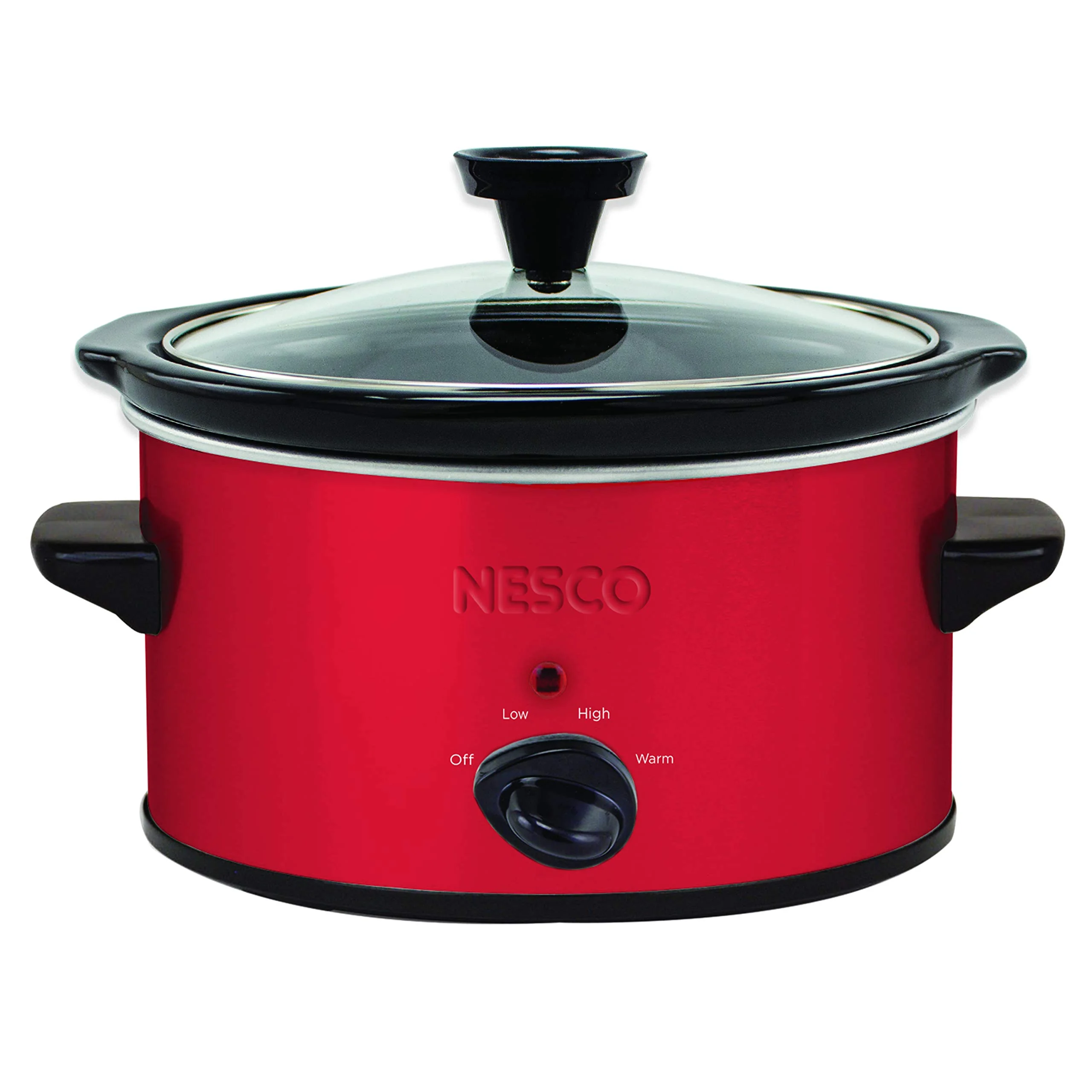 NESCO SC-150R, Oval Slower Cooker, Red, Ceramic, 1.5 quart, 120 watts product image