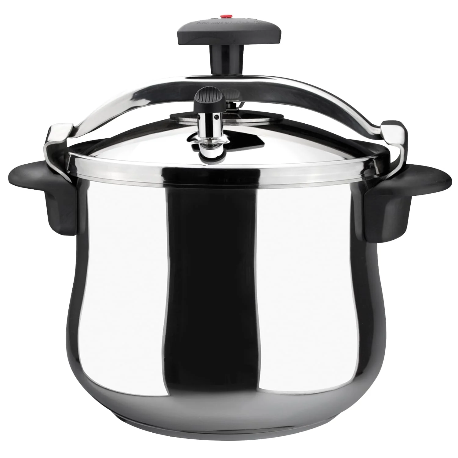 MAGEFESA Star Belly Pressure Cooker 8.4 Qt – 18/10 Stainless Steel, Rounded Bottom, 3 Safety Systems, Works on All Stovetops Including Induction, 8 PSI product image