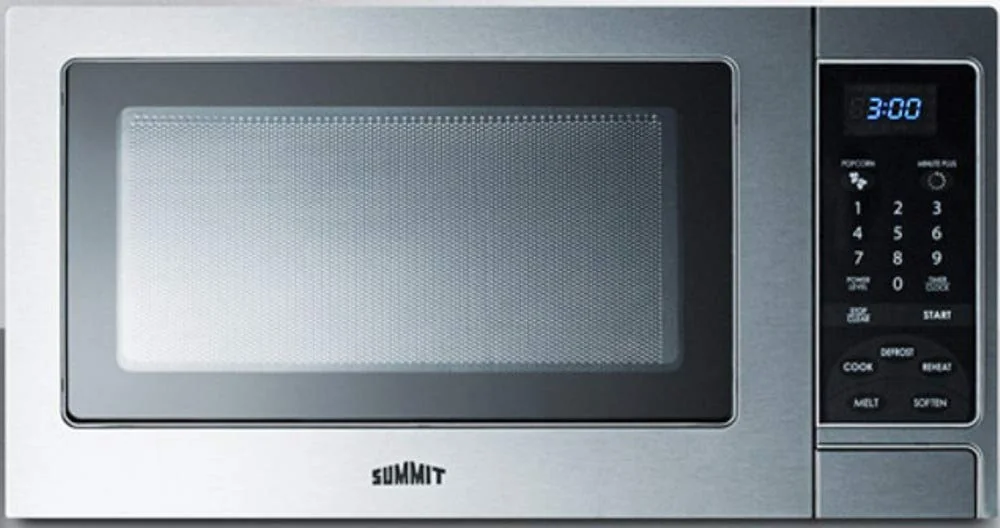 Summit SCM853 19” Compact Microwave, Stainless steel product image
