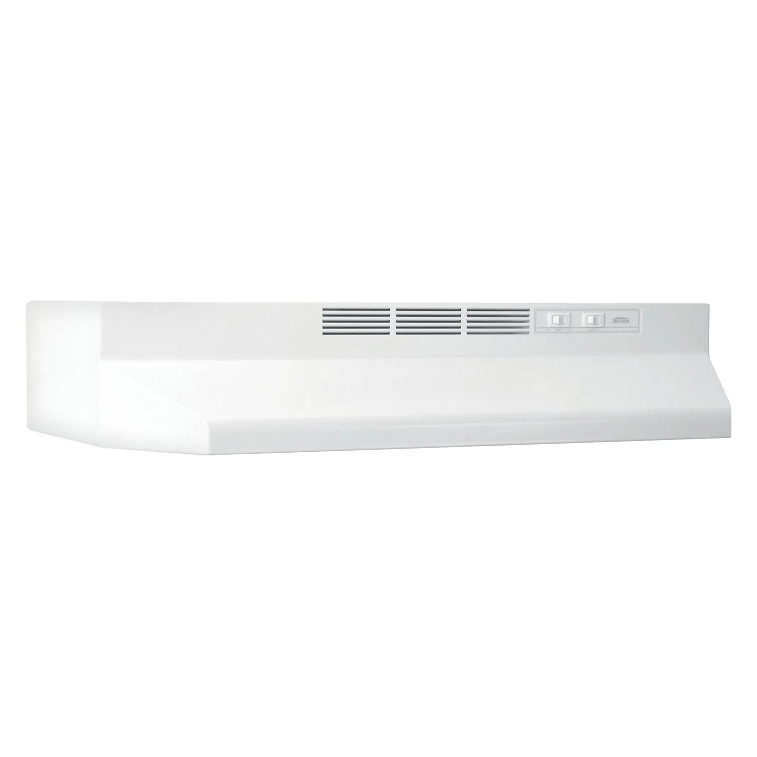 Broan-NuTone BUEZ130WW Non-Ducted Ductless Range Hood with Lights Exhaust Fan for Under Cabinet, 30-Inch, White product image