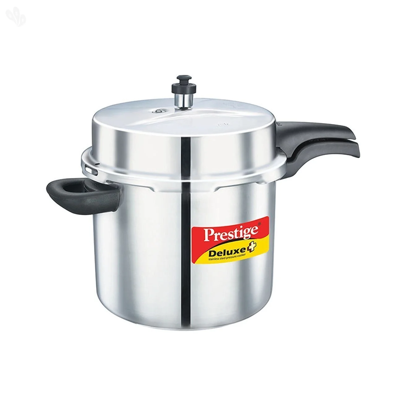 Prestige 10-Liter Deluxe Alpha Induction Base Stainless Steel Pressure Cooker, Small, Silver product image