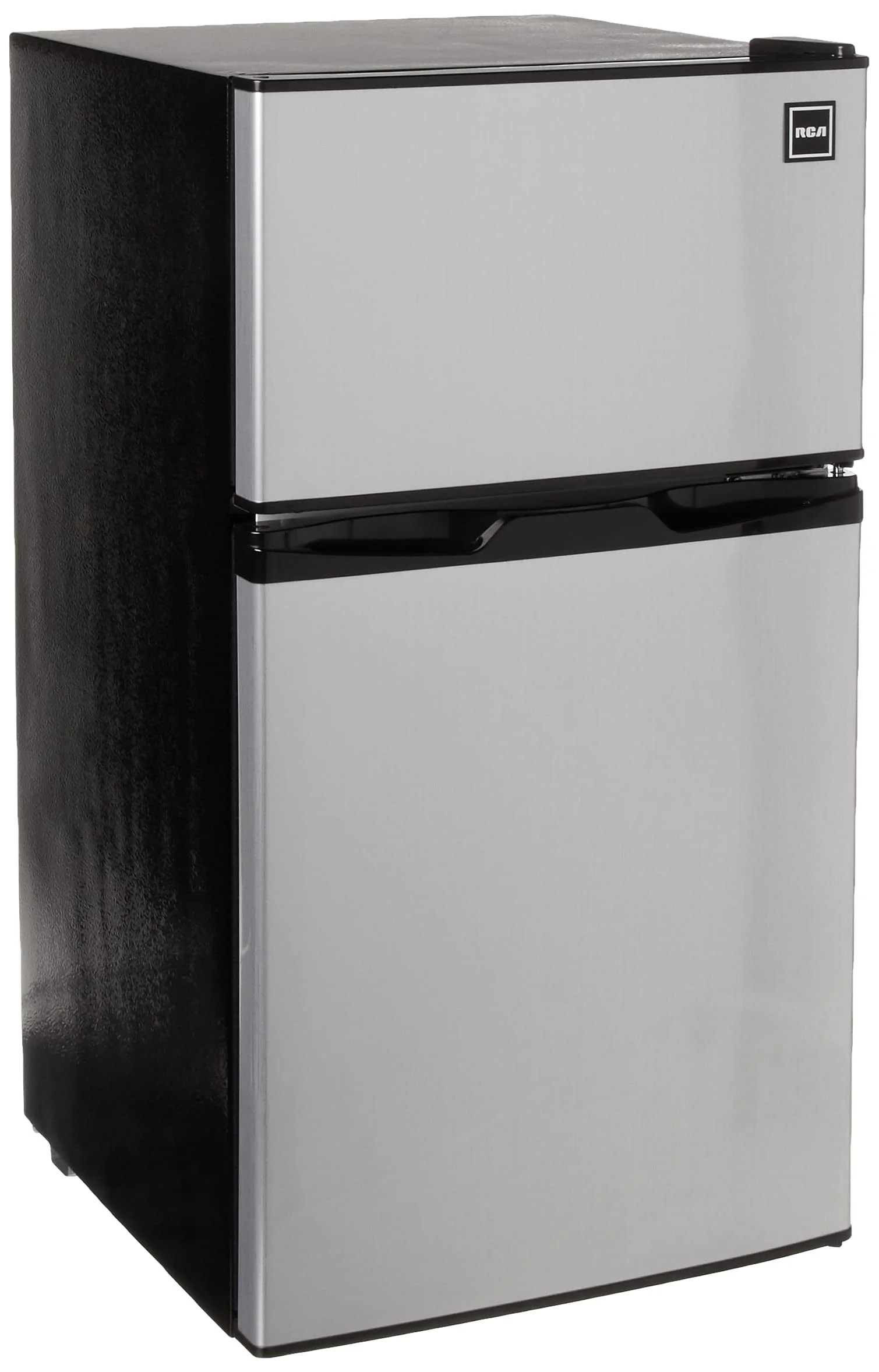 RCA RFR836 3.2 Cu Ft 2 Door Fridge and Freezer, Stainless Steel product image