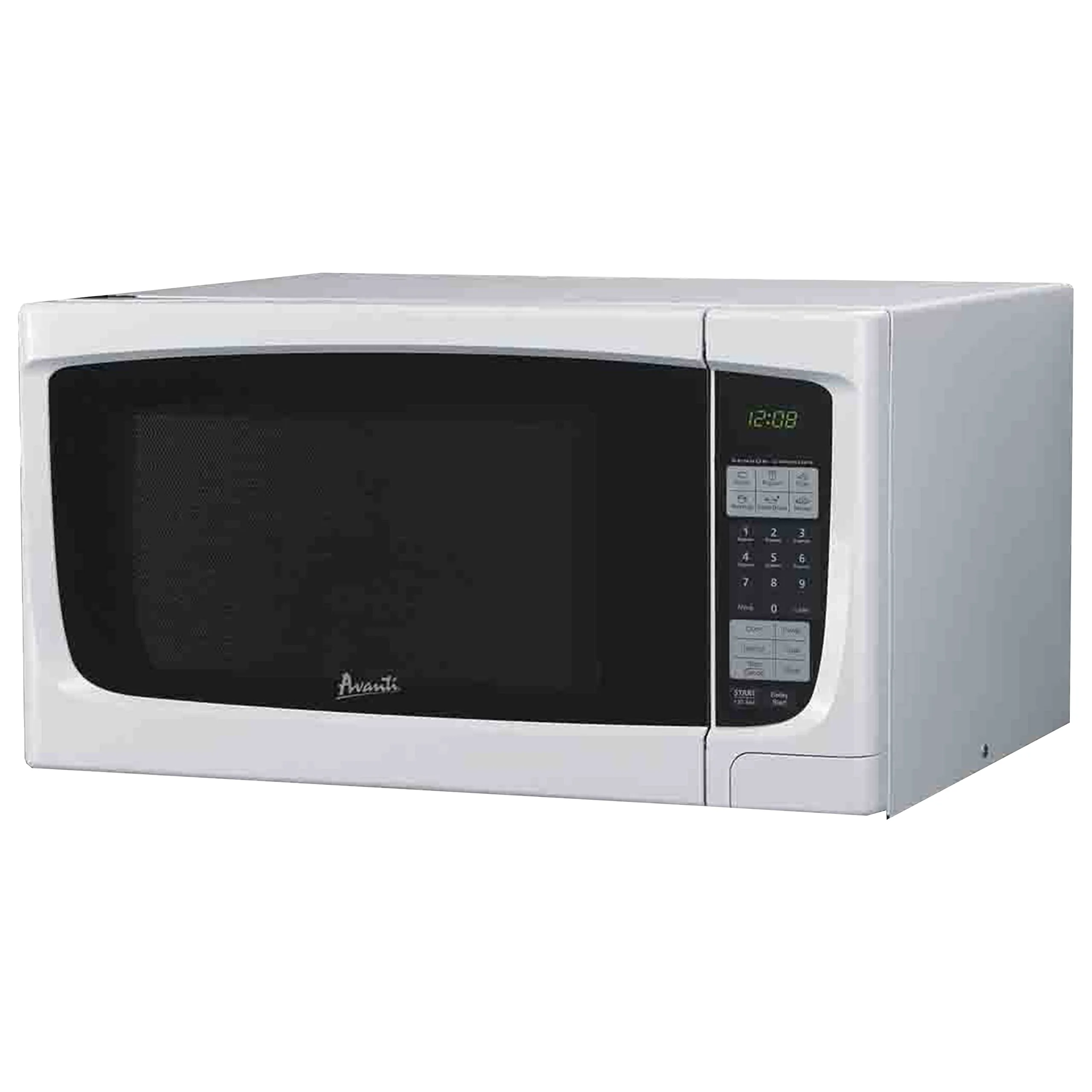 Avanti MO1450TW Microwave Oven 1000-Watts Compact with 9 Pre-Set Cooking Settings, Speed Defrost, Electronic Control Panel and Glass Turntable, 1.4 Cu.Ft., White product image