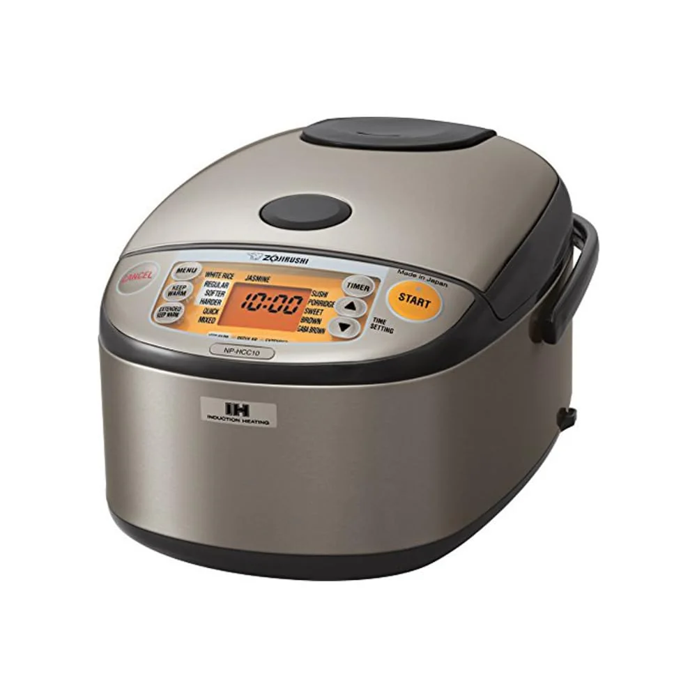Zojirushi NP-HCC18XH Induction Heating System Rice Cooker and Warmer, 1.8 L, Stainless Dark Gray product image