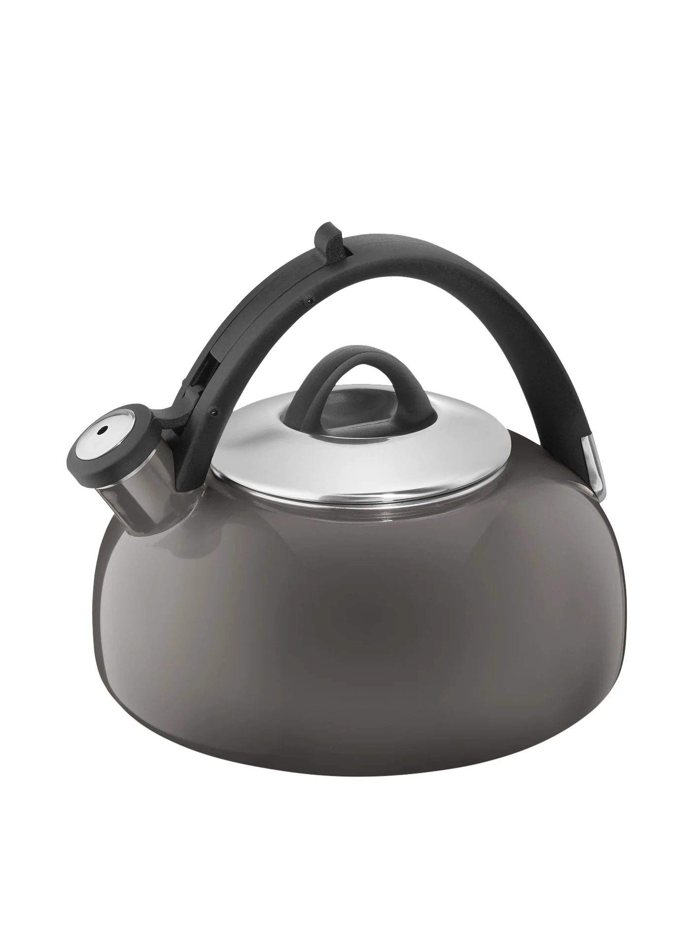 Cuisinart CTK-EOS2GG Peak 2-Quart Teakettle, Make 2-Quarts of Boiling Water in this Classic Tea Kettle, Whistle Sound to Signal Water is Ready, Gray product image