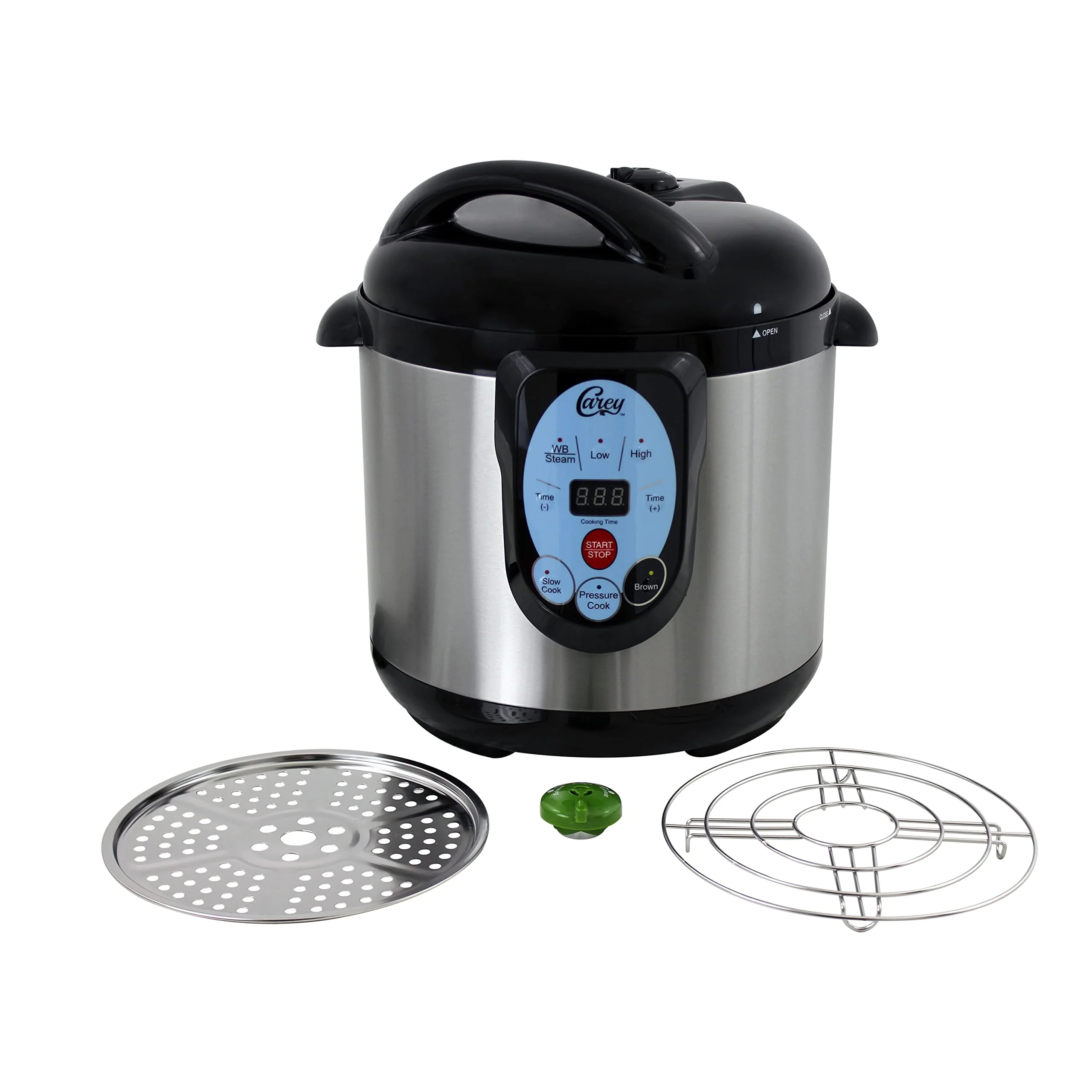 CAREY DPC-9SS Smart Electric Pressure Cooker and Canner, Stainless Steel, 9.5 Qt product image