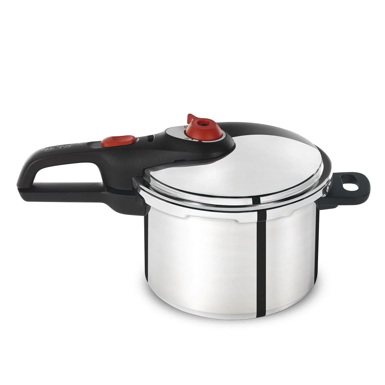 T-fal P2614634 Secure Aluminum Initiatives 12-PSI Pressure Cooker Cookware, 6-Quart, Siver product image
