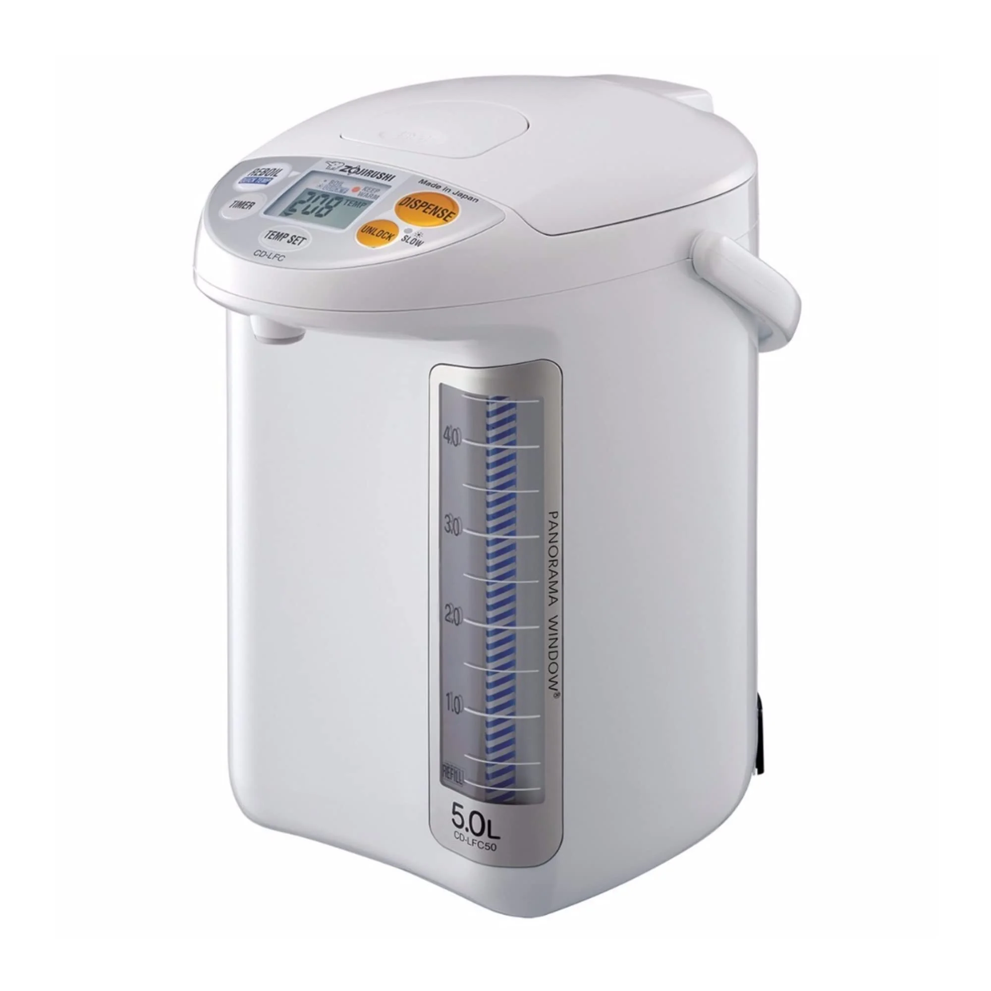 Zojirushi CD-LFC50 Panorama Window Micom Water Boiler and Warmer 169-ounce, 5.0-Liter, White product image
