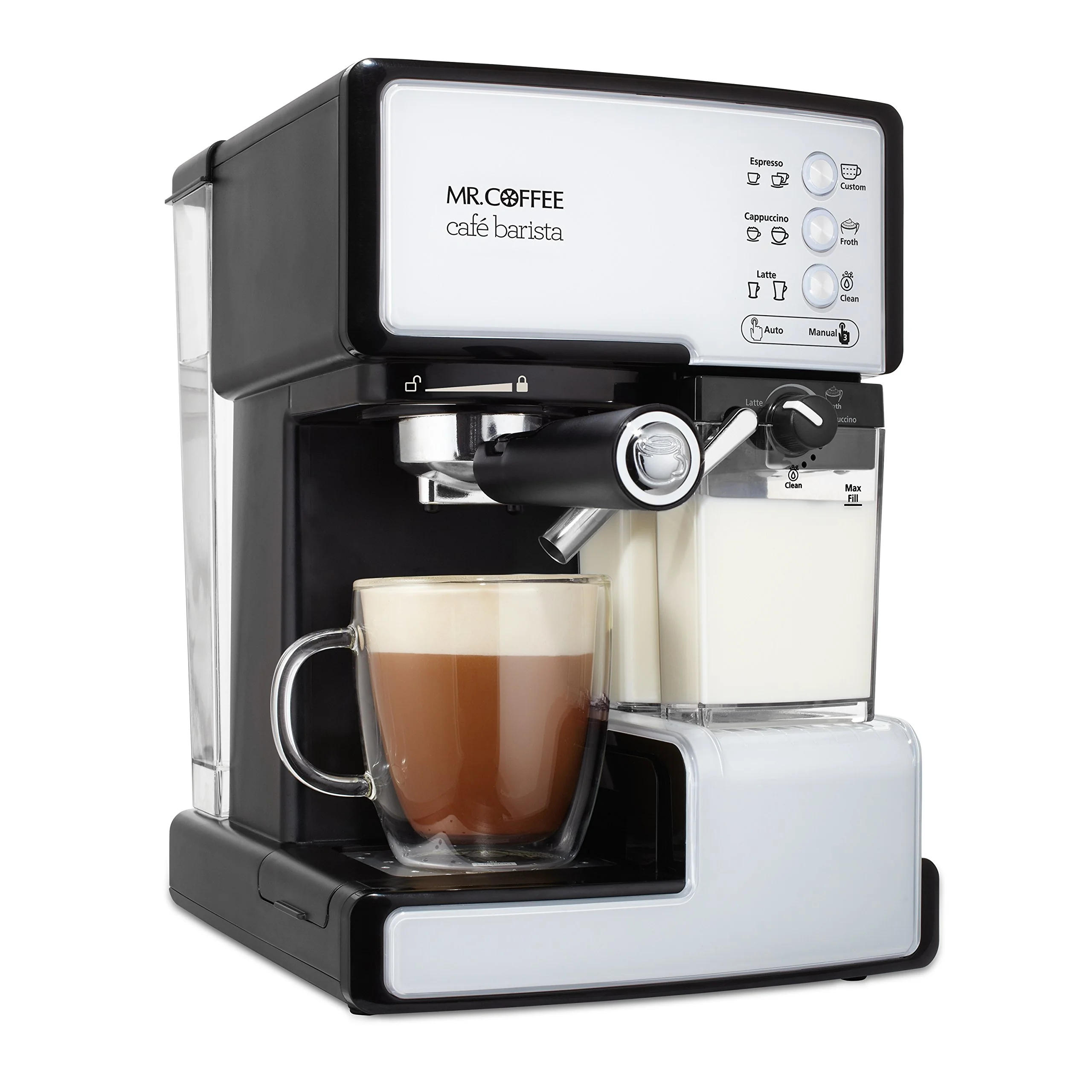 Mr. Coffee Cafe Barista Espresso and Cappuccino Maker, White product image