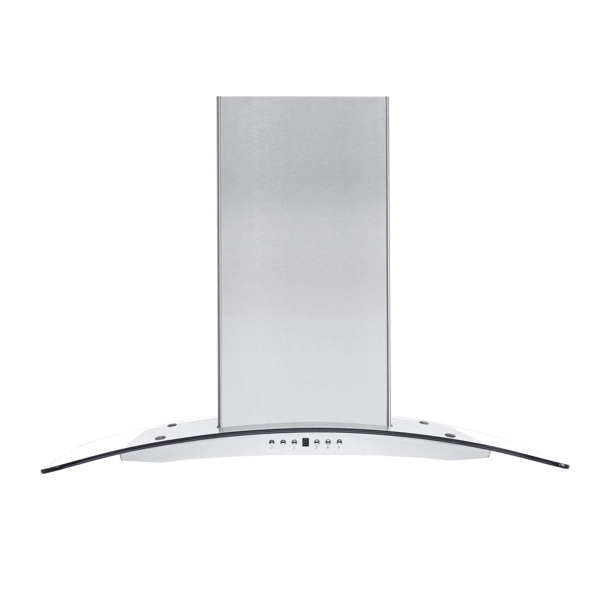 ZLINE 36" Convertible Vent Island Mount Range Hood in Stainless Steel & Glass GL14i-36 product image