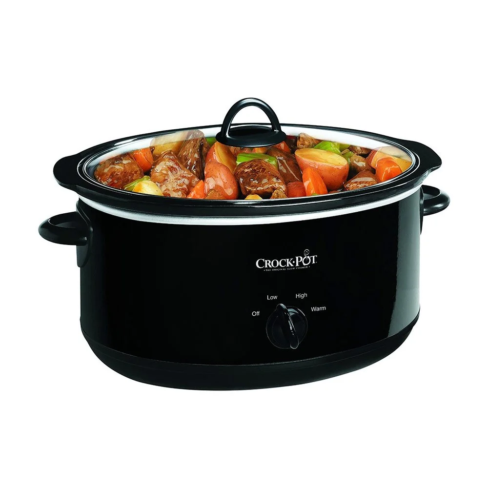 Crockpot Manual 8-Quart Slow Cooker Black product image