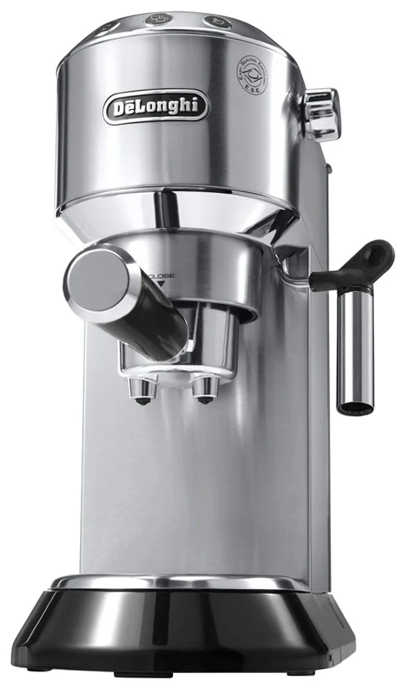 De’Longhi Dedica Style, Espresso Machine, Coffee and Cappucino Maker with Milk Frother, Metal/Stainless, EC680M, 13 x 5.9 x 12 inches product image