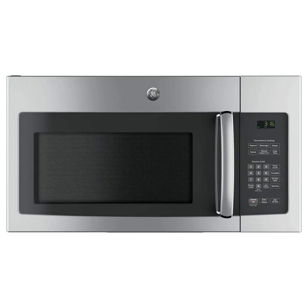 GE JNM3163RJSS 30" Over-the-Range Microwave with 1.6 cu. ft. Capacity, in Stainless Steel product image