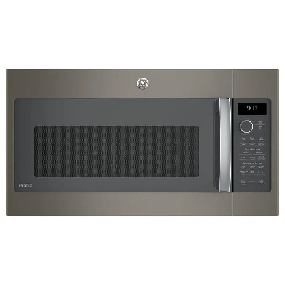 1.7 cu. ft. Over-the-Range Microwave with 950 Watts, Chef Connect, Sensor Cooking Controls, Convection, Fast Cook, Bake, Roast, 3-Speed 300 CFM, Steam Clean and LED Cooktop Lighting product image