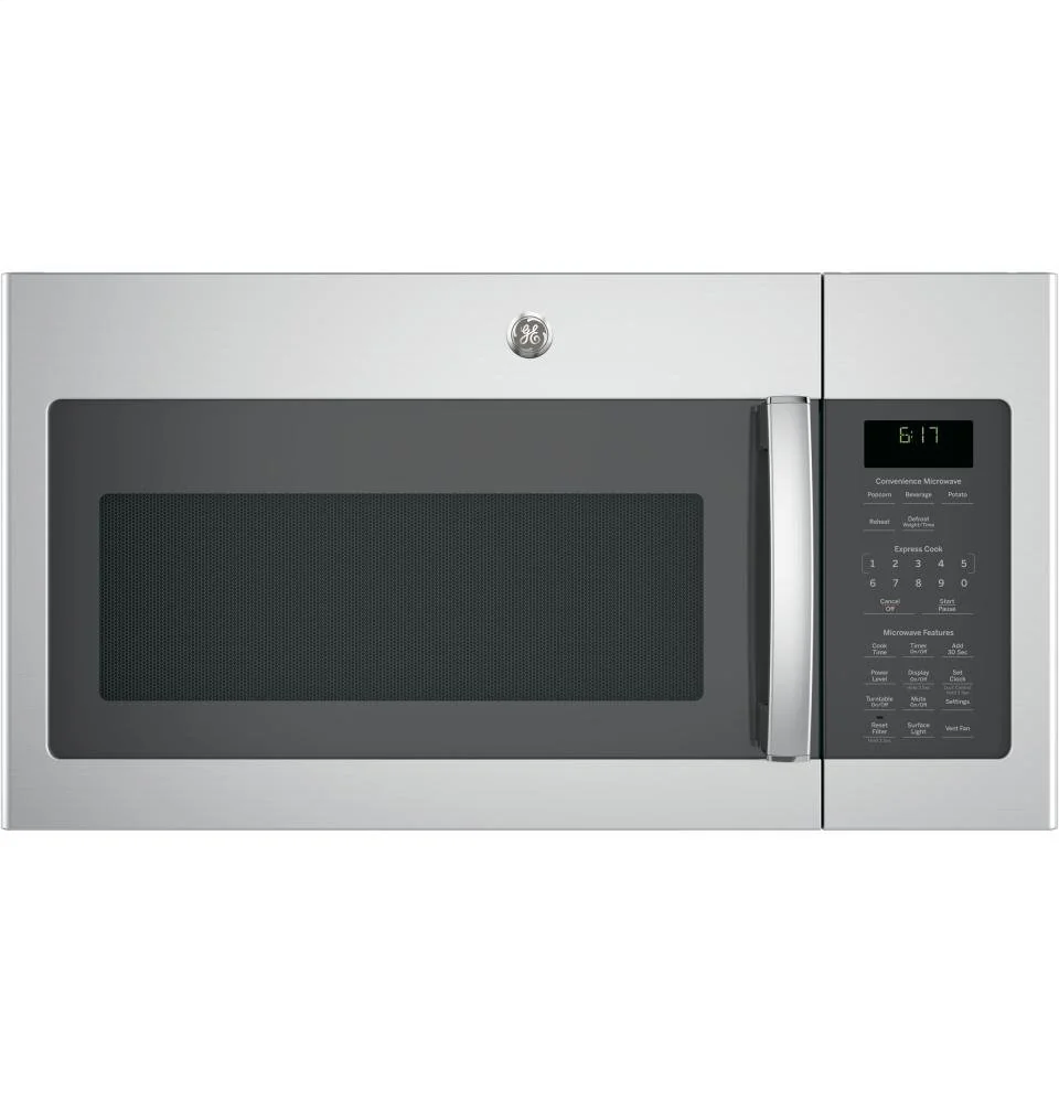 GE JVM6172SKSS 1.7 Cu. Ft Oven Over The Range Microwave, Stainless Steel product image