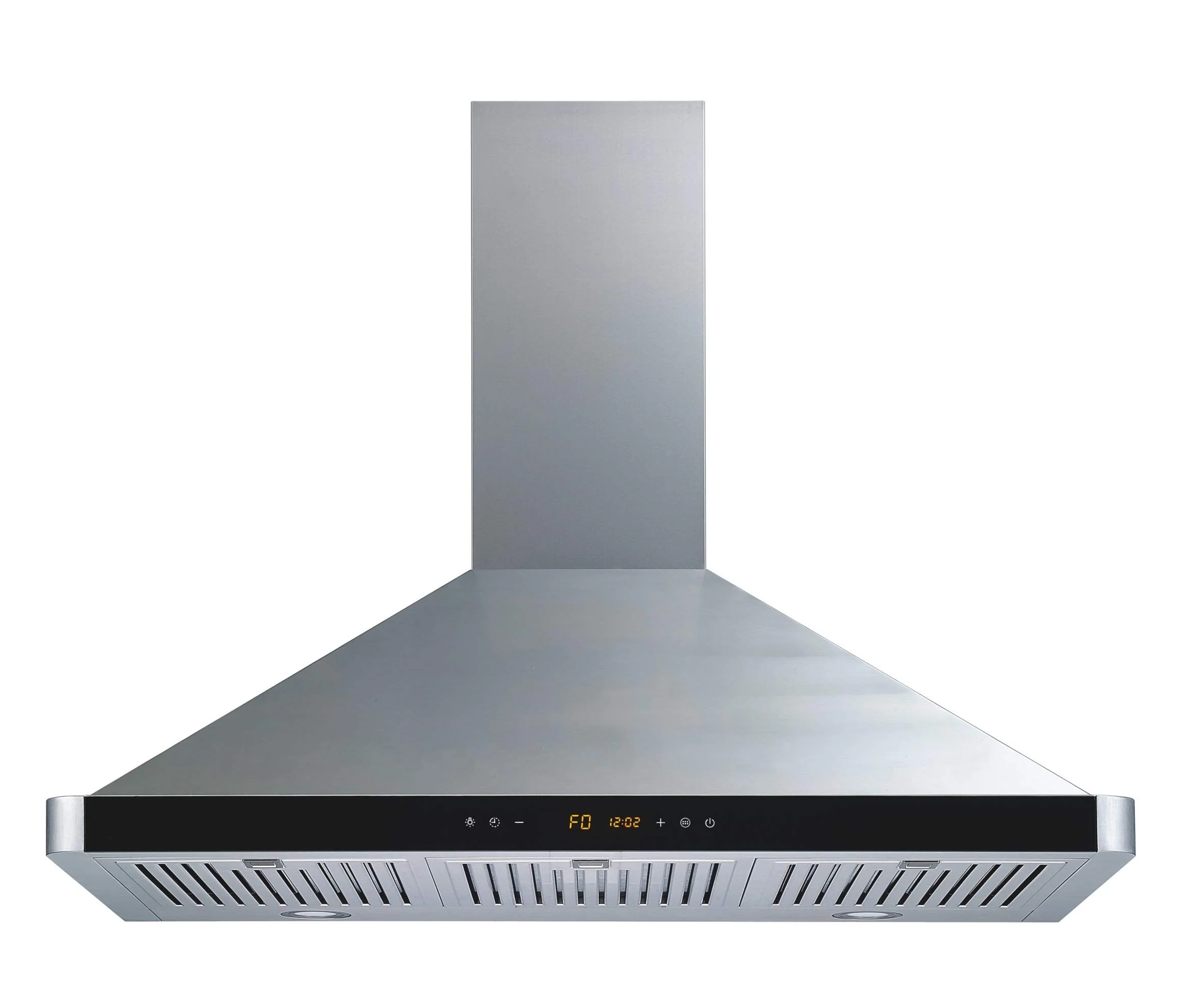 Winflo 36 In. 600 CFM Convertible Stainless Steel Wall Mount Range Hood with Stainless Steel Baffle Filters and Touch Sensor Control product image