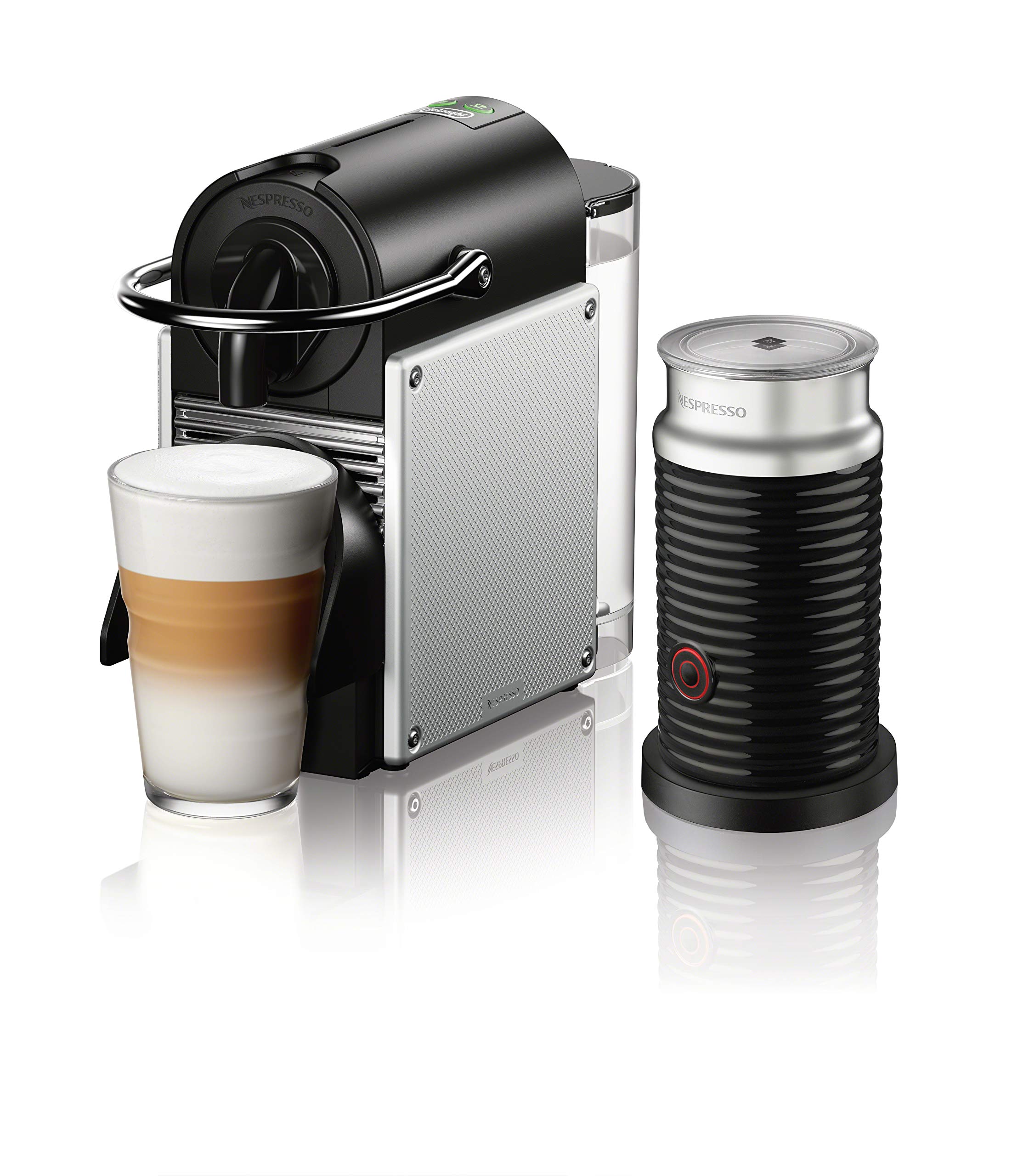 Nespresso Pixie Coffee and Espresso Machine by De&rsquo;Longhi with Milk Frother, Aluminum, 34 ounces product image