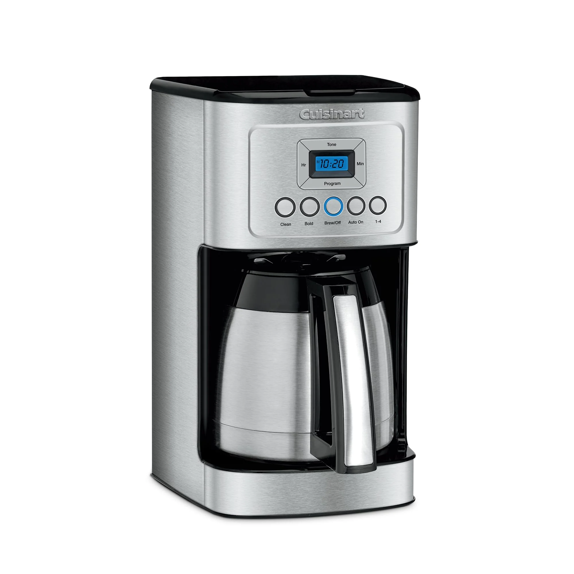 Cuisinart 12-Cup Coffee Maker, Programmable PerfecTemp Thermal Carafe Coffee Machine with 1-4 Cup Setting, Brew Strength Control and Brew Pause, Stainless Steel, DCC-3400NAS, Silver product image