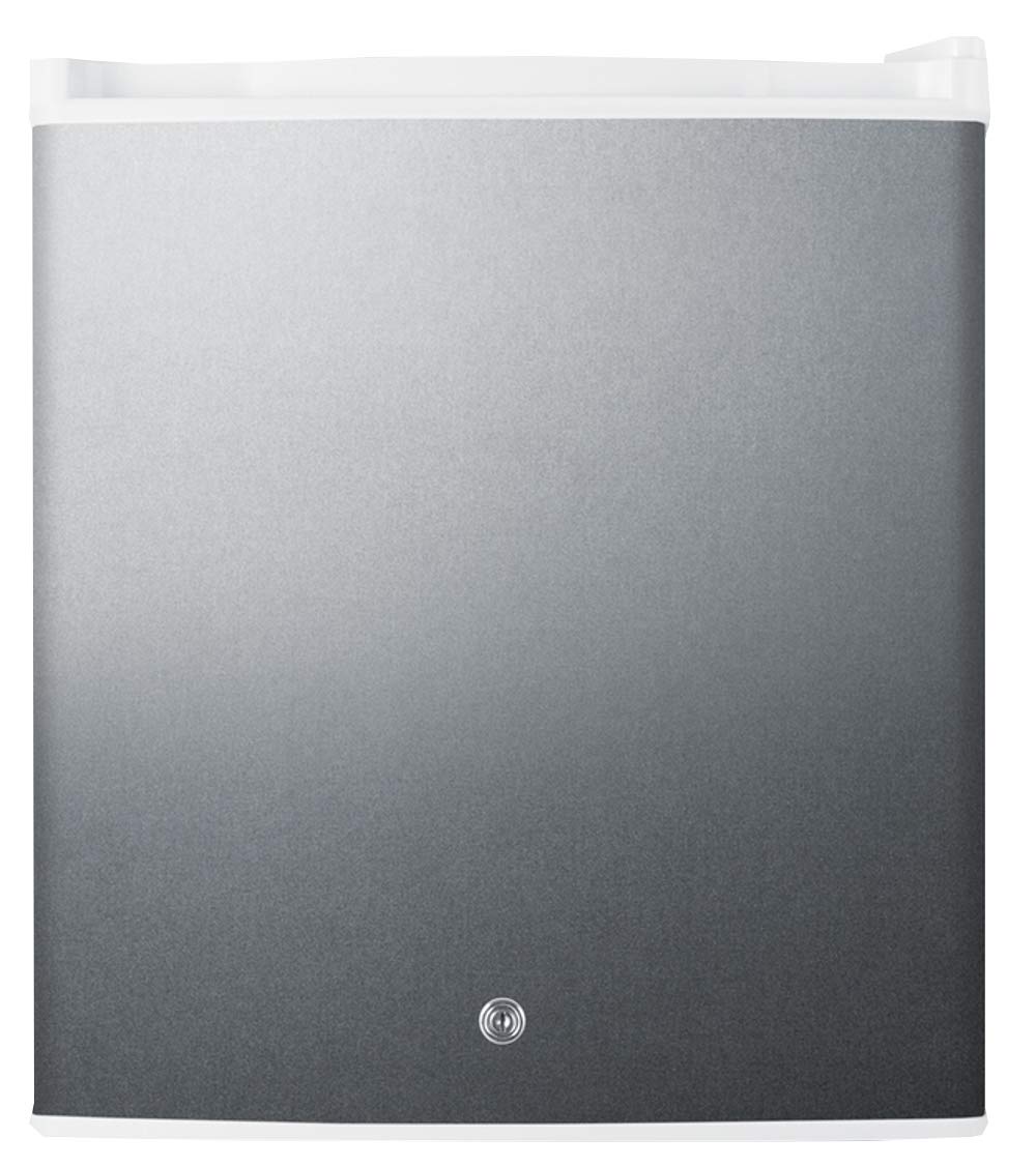 Summit Appliance FFAR25L7SS 17" Wide Compact All-Refrigerator, Commercial Design, LED Lighting, 1.7 cu.ft Capacity, LED Lighting, Factory-installed Lock, Automatic Defrost, Digital Thermostat product image