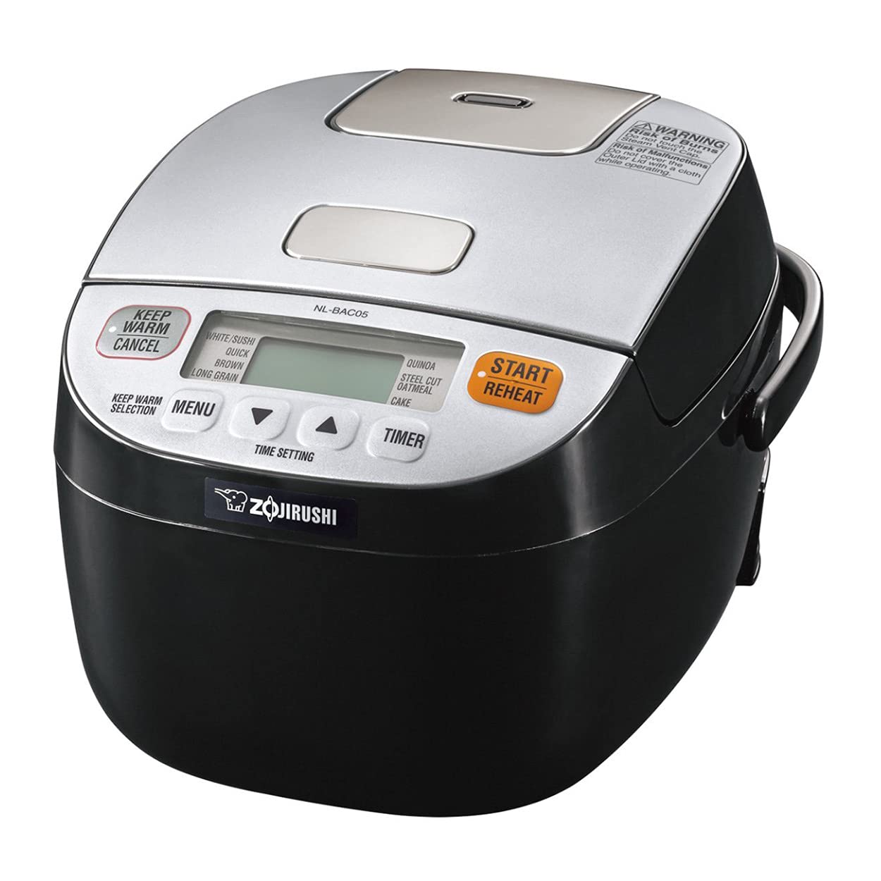 Zojirushi 612252-NL-BAC05SB Micom Rice Cooker and Warmer, Silver Black product image