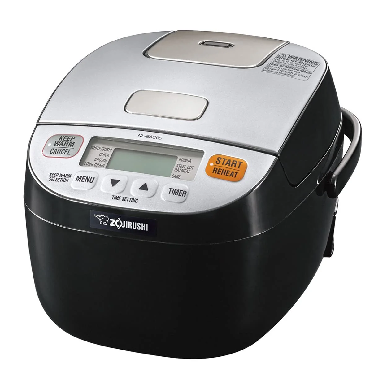 Zojirushi 612252-NL-BAC05SB Micom Rice Cooker and Warmer, Silver Black product image