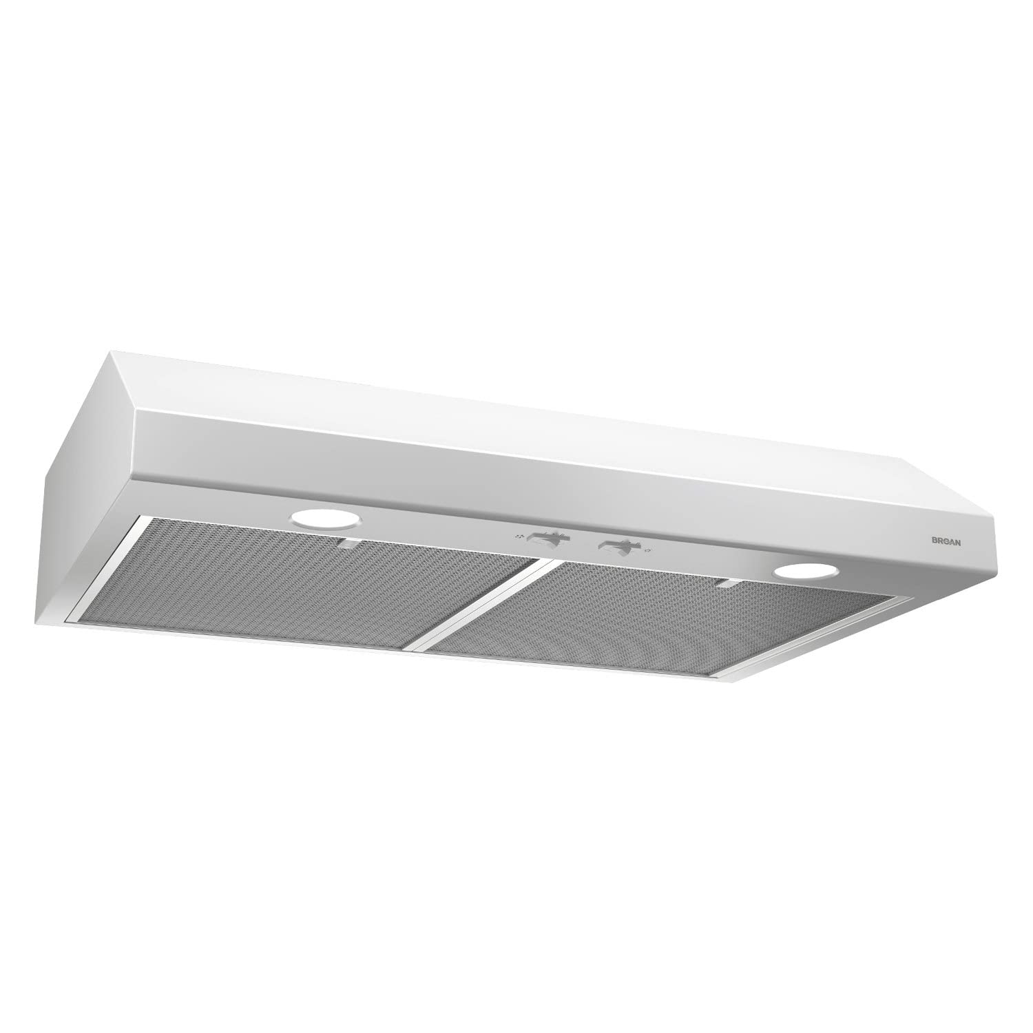Broan-NuTone BCSD130WW Glacier 30-inch Under-Cabinet 4-Way Convertible Range Hood with 2-Speed Exhaust Fan and Light, 300 Max Blower CFM, White product image