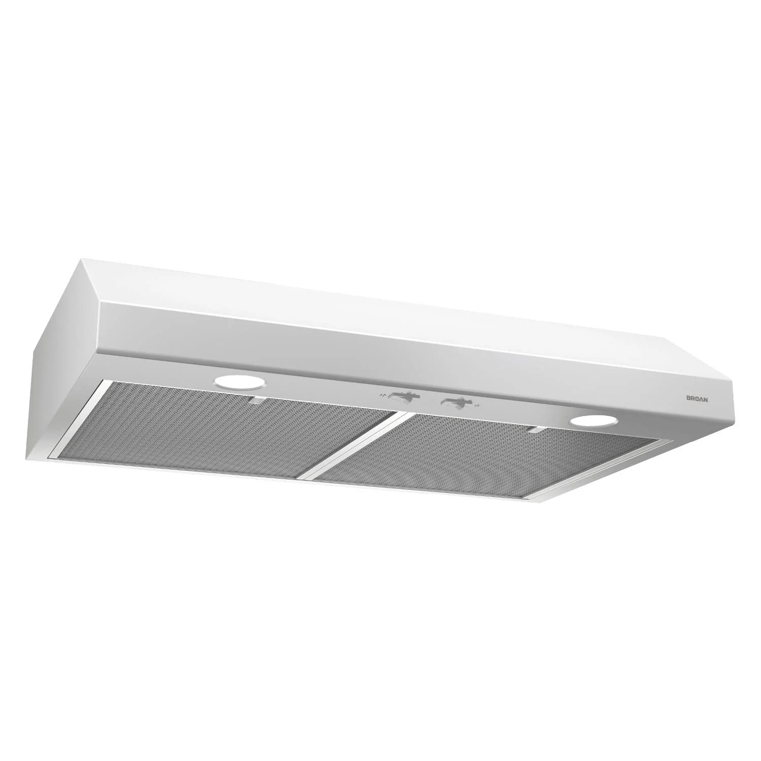 Broan-NuTone BCSD130WW Glacier 30-inch Under-Cabinet 4-Way Convertible Range Hood with 2-Speed Exhaust Fan and Light, 300 Max Blower CFM, White product image