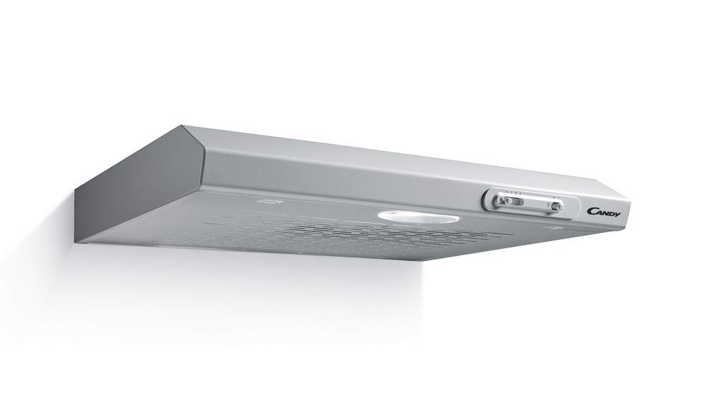 CFT610/3S Candy 60cm Standard Under Cabinet Kitchen Cooker Hood -SILVER product image