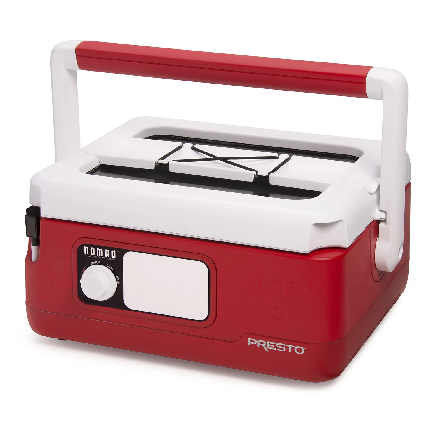 Presto Nomad Traveling Slow Cooker, Red, 6-Quart Pack of 1 product image