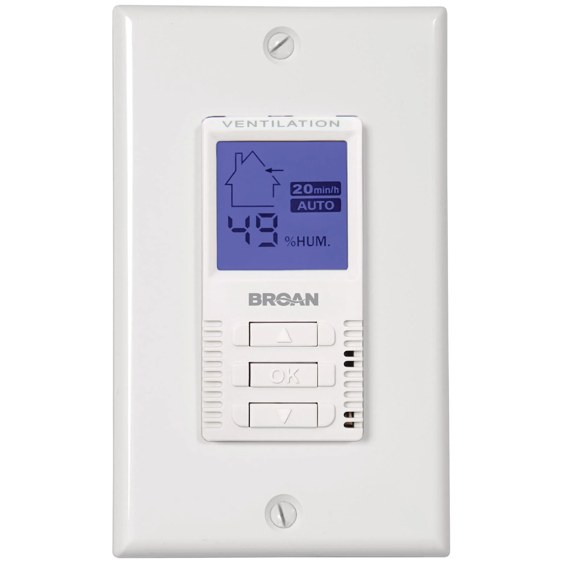 Broan VT7 Wall Control for Broan ERV and HRV Units from The Deco-Touch Series, White product image